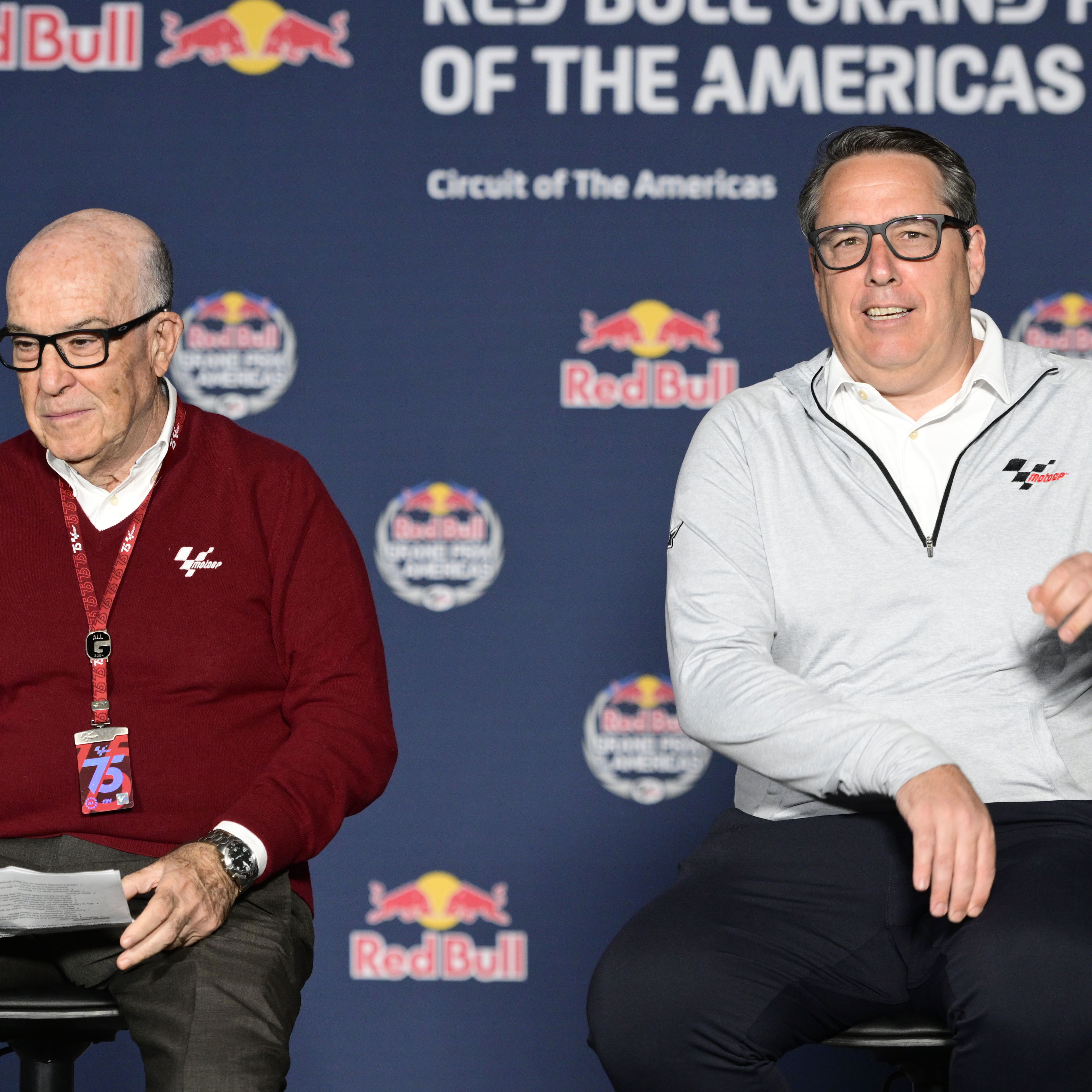 Carmelo Ezpeleta, Dan Rossomondo, 2024 Americas MotoGP