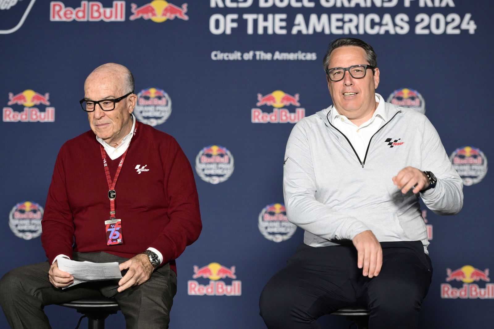 Carmelo Ezpeleta, Dan Rossomondo, 2024 Americas MotoGP
