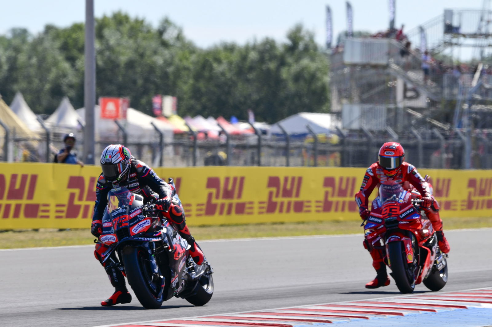 Marco Bezzecchi, Marc Marquez, 2025 Hungarian MotoGP