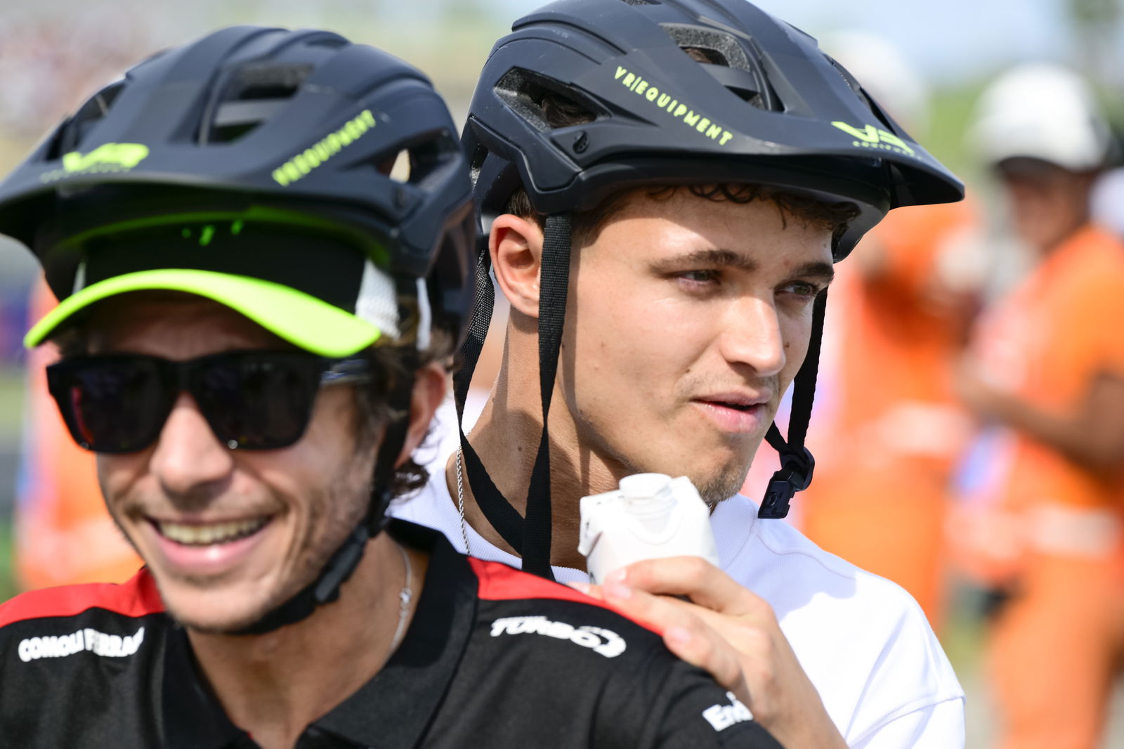 Valentino Rossi, Lando Norris, 2025 San Marino MotoGP