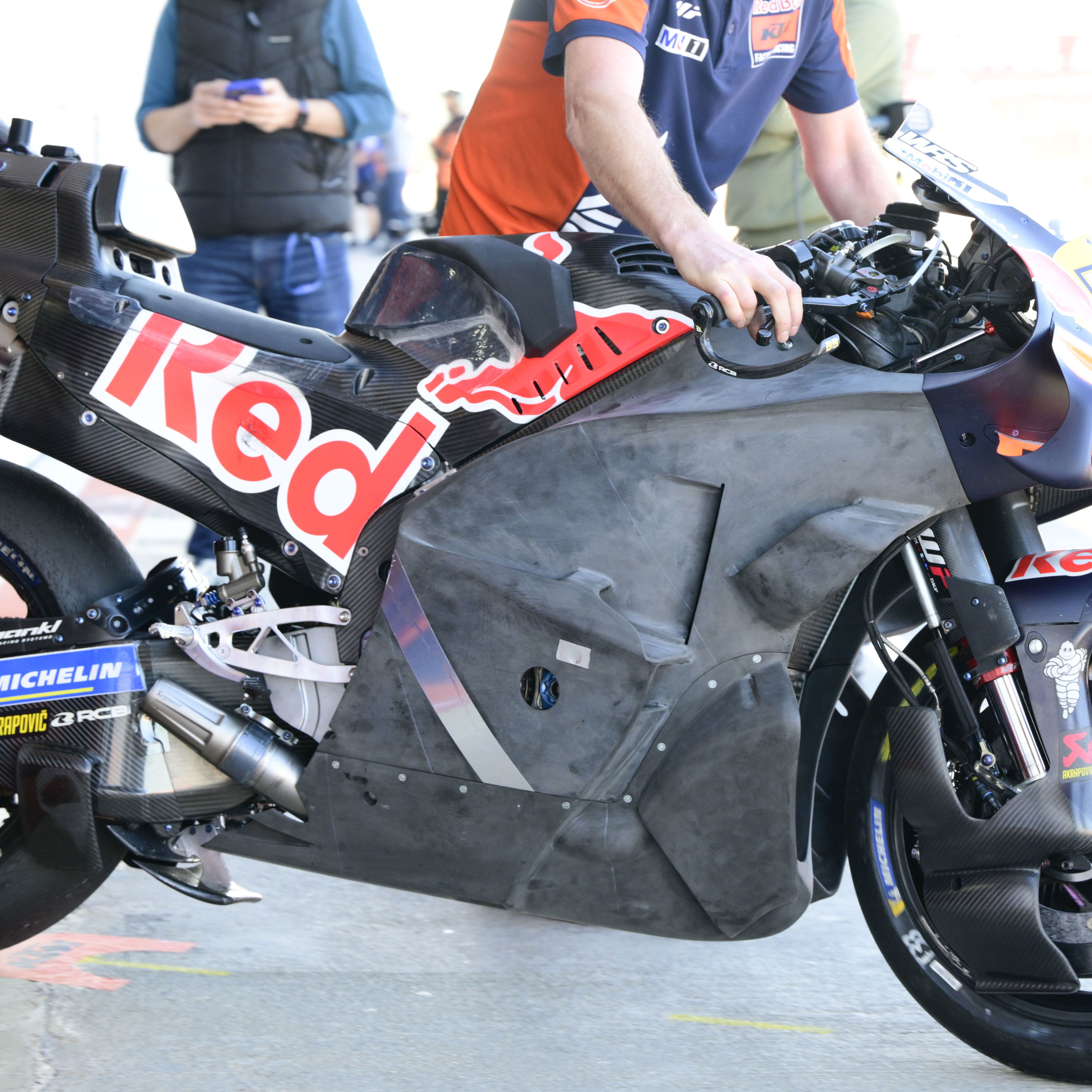 KTM bike, 2025 Valencia test