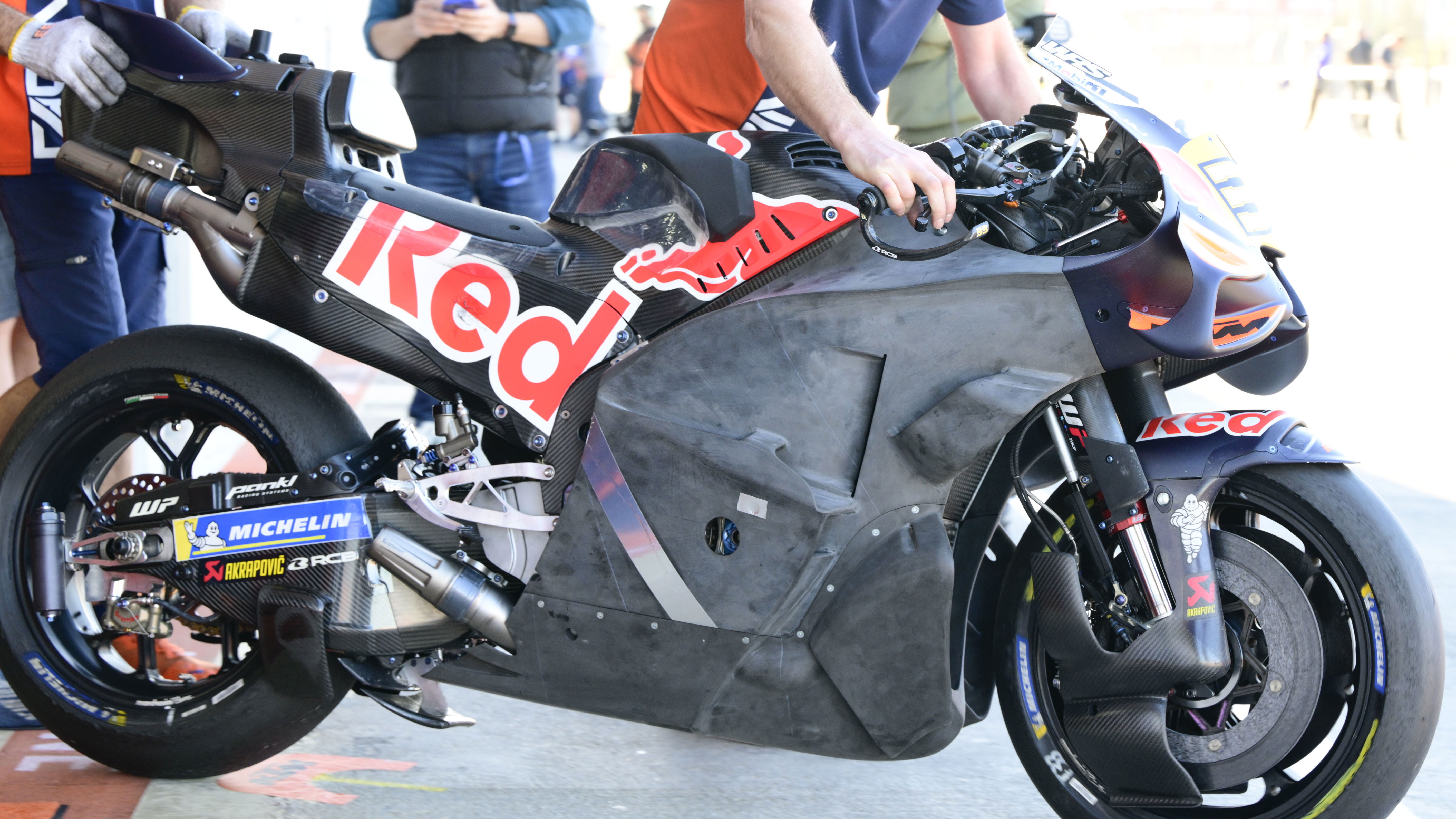 KTM bike, 2025 Valencia test