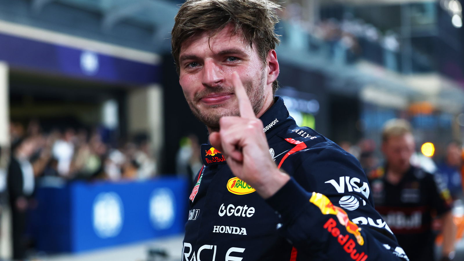 Verstappen scored his eighth pole of the season