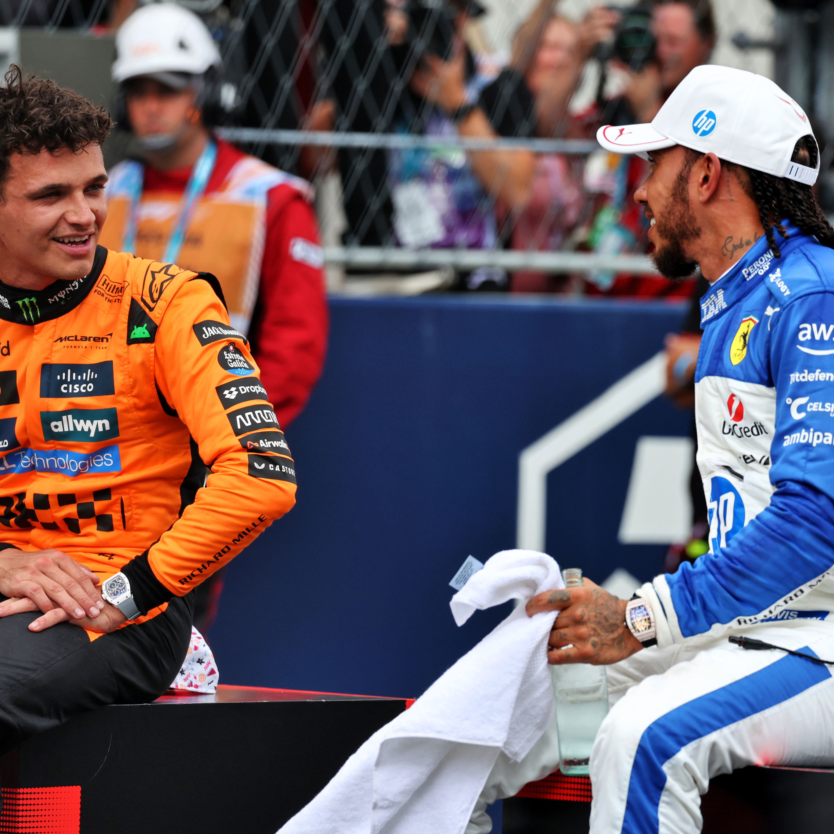 Norris hopes to battle more with Hamilton next year