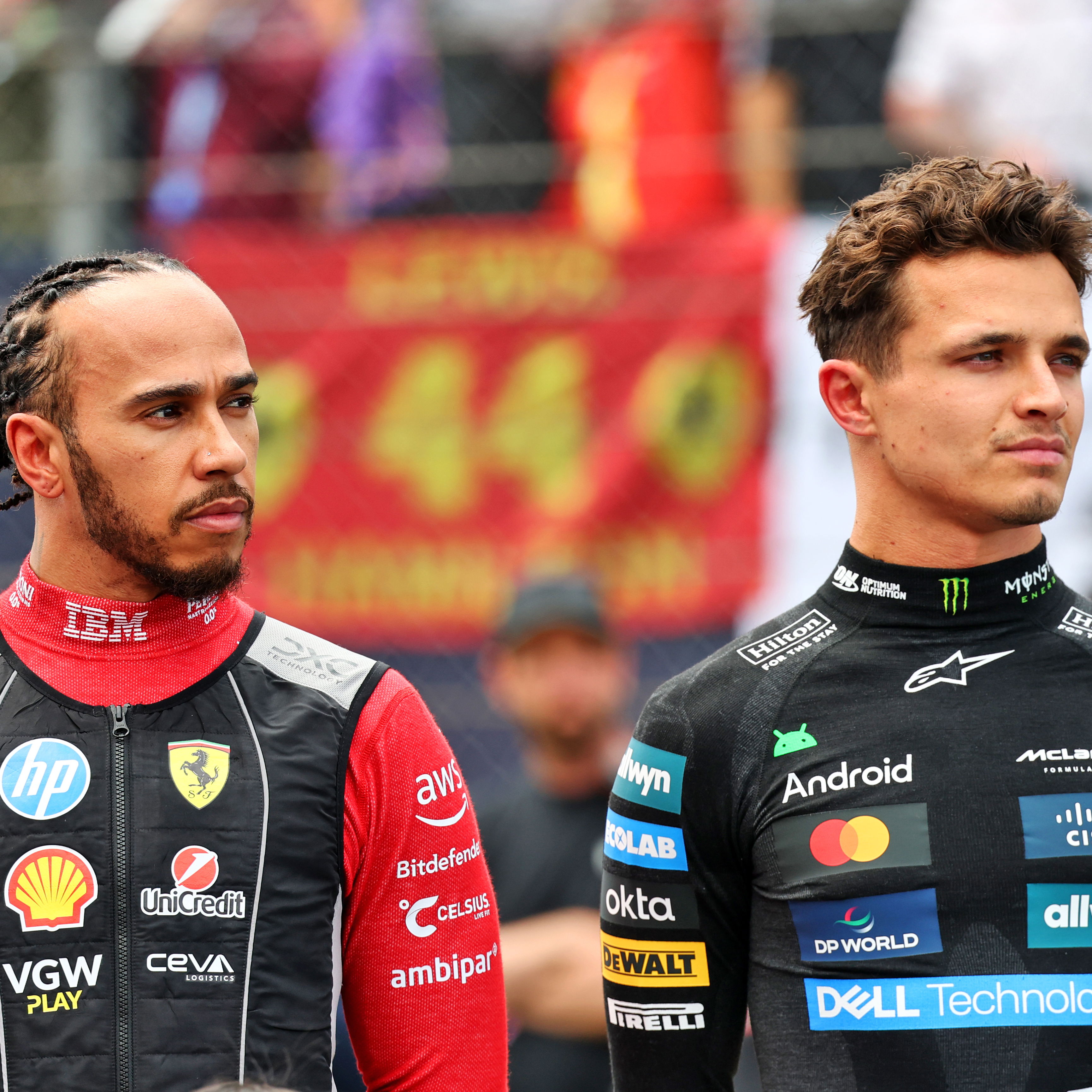 Hamilton and Norris both won the F1 title with McLaren