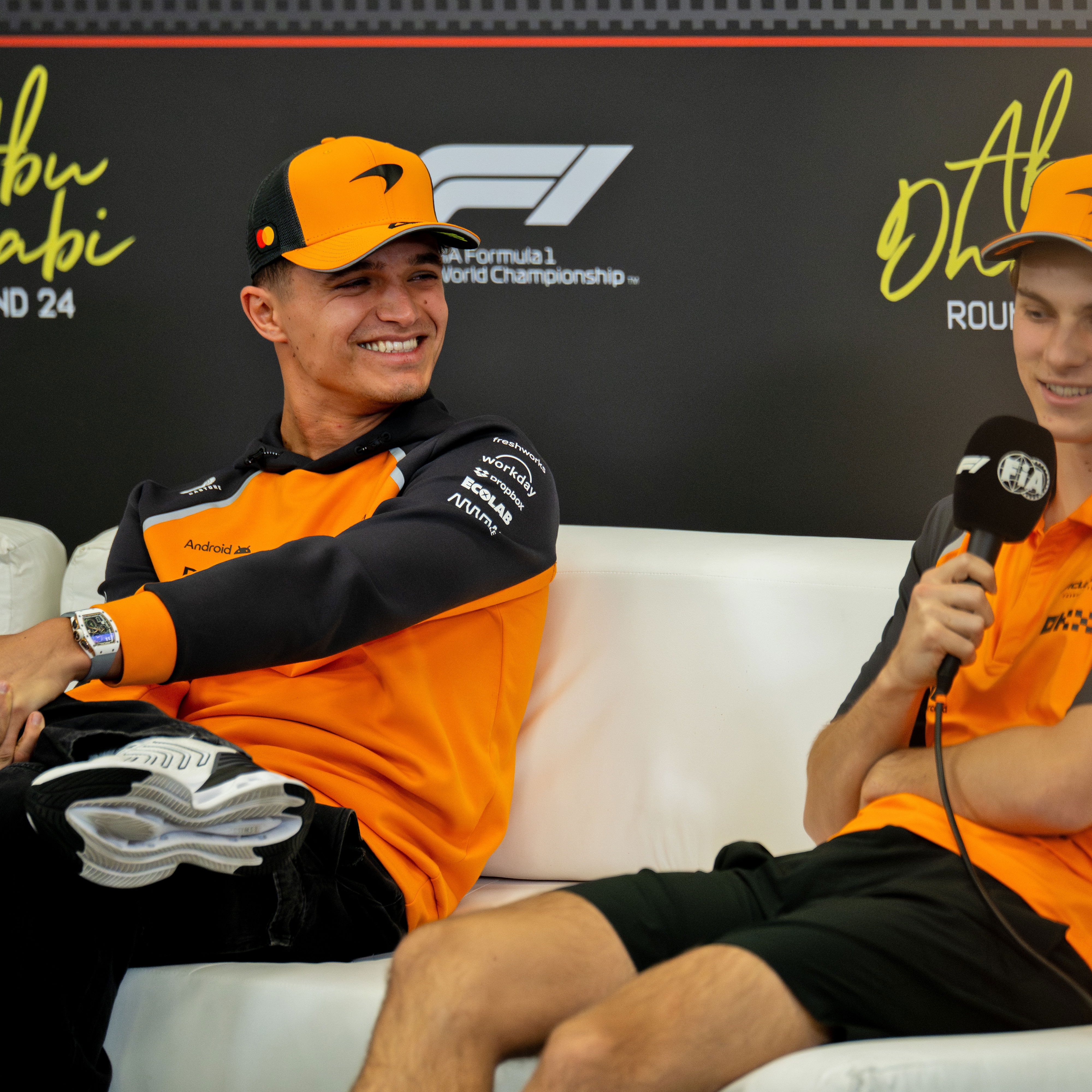 Norris and Piastri are battling for a first world title 