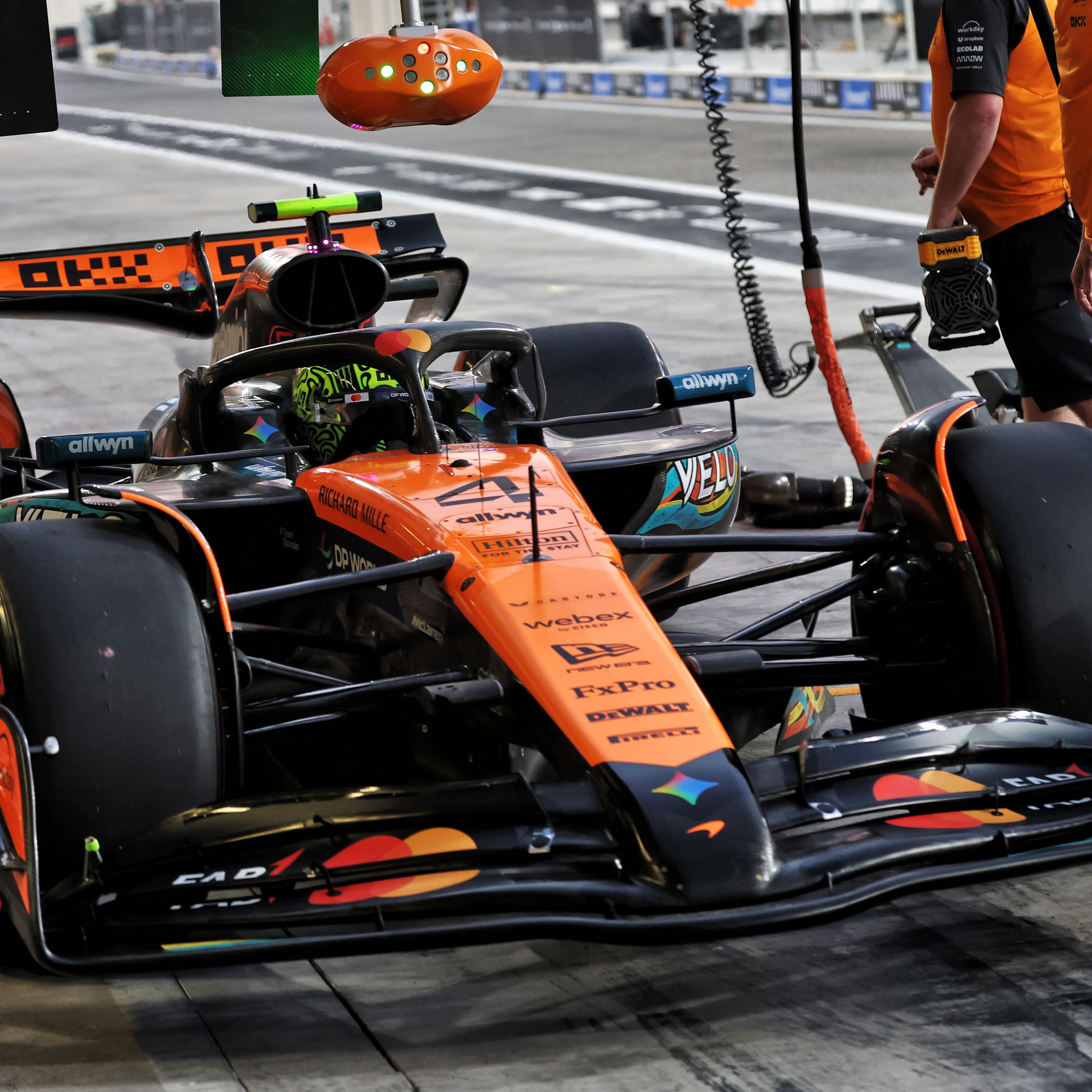 Norris was fastest in both practice sessions