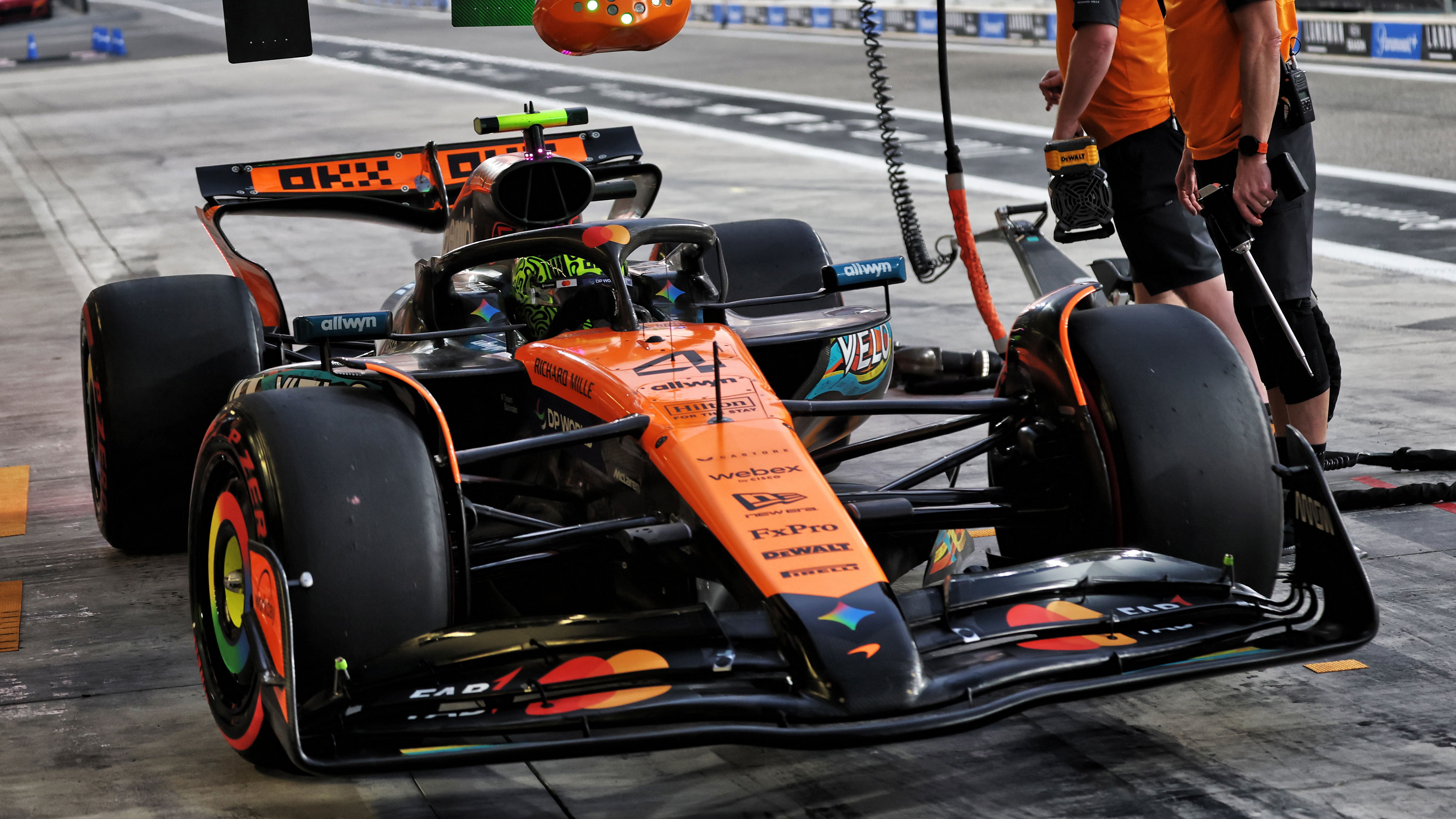 Norris was fastest in both practice sessions