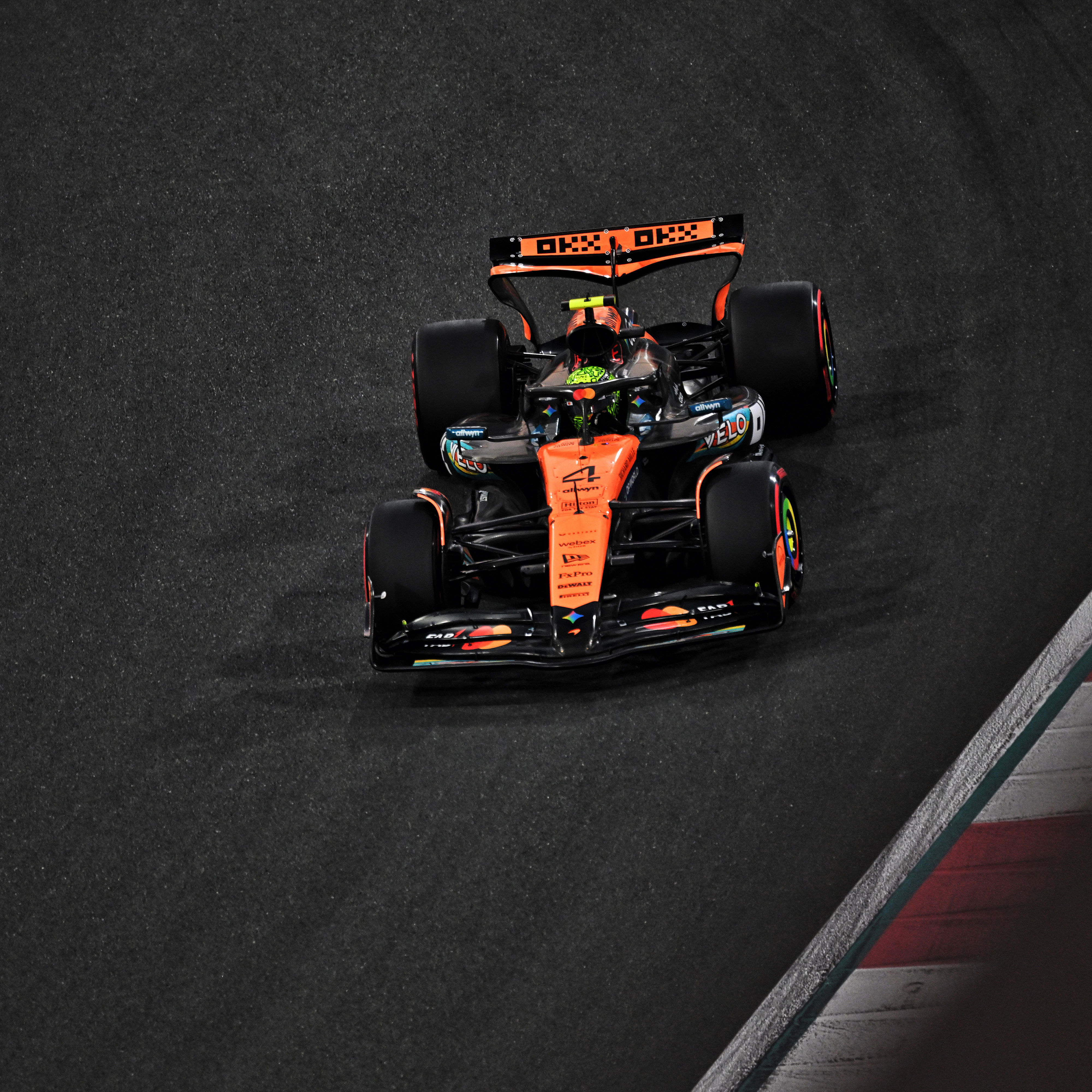 Norris set the pace in both practice sessions