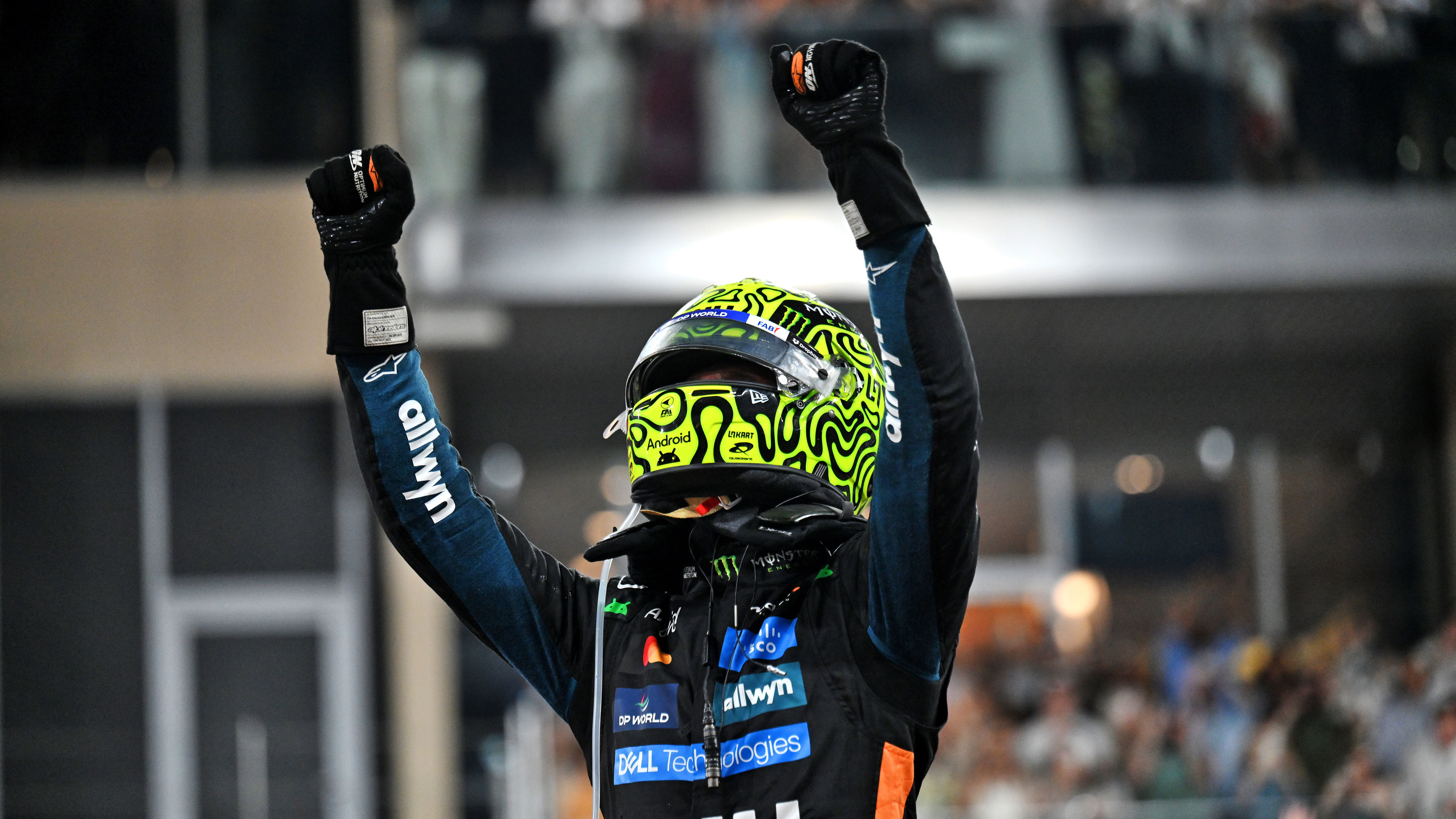 Norris won the title in the Abu Dhabi F1 season finale