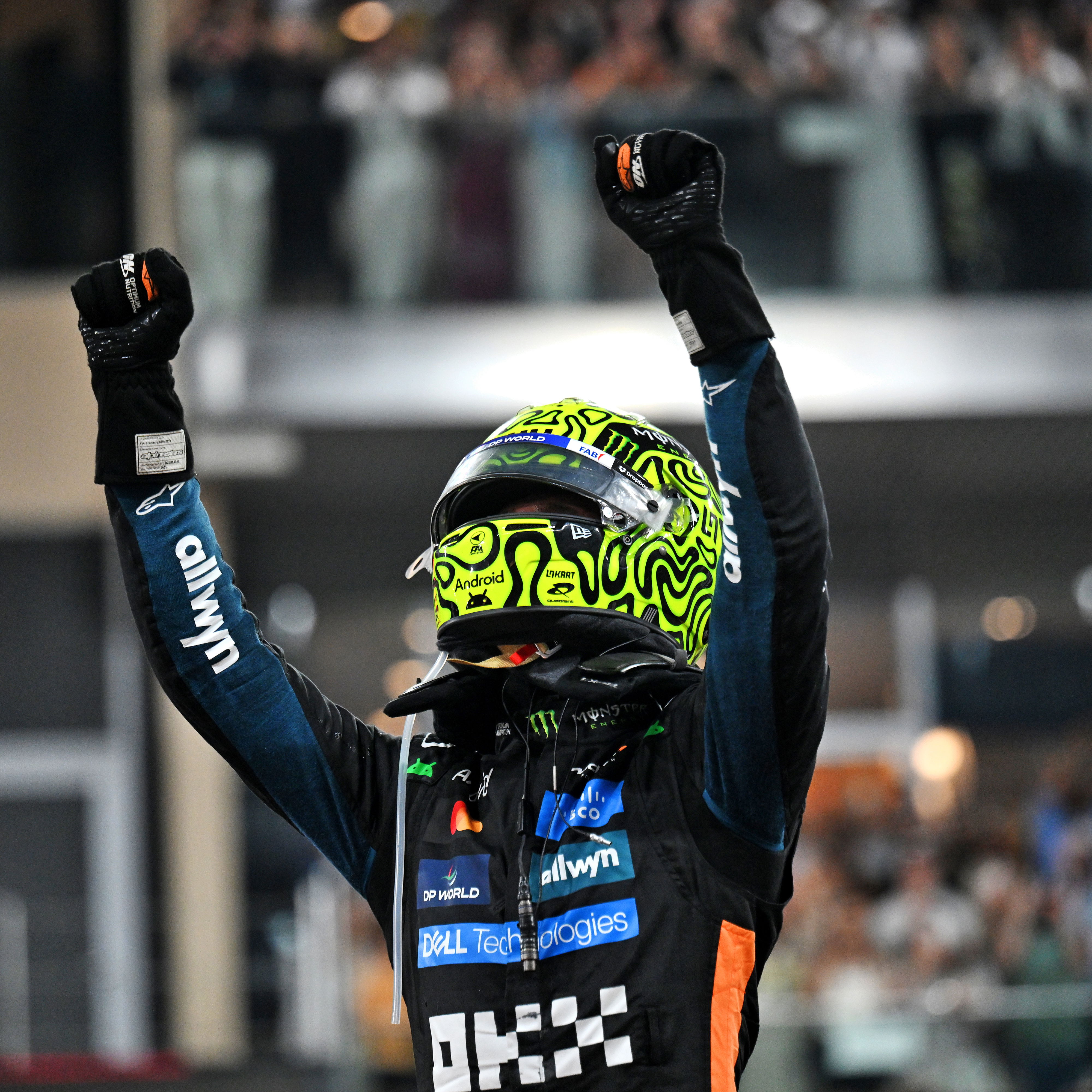 Norris won the title in the Abu Dhabi F1 season finale