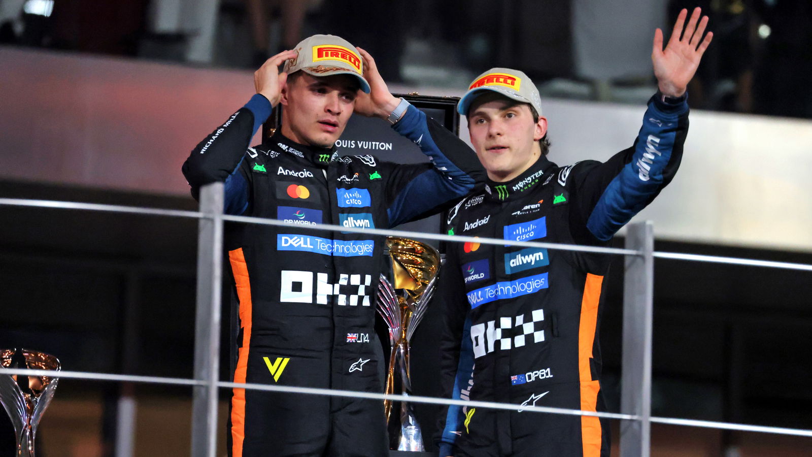 Lando Norris and Oscar Piastri 
