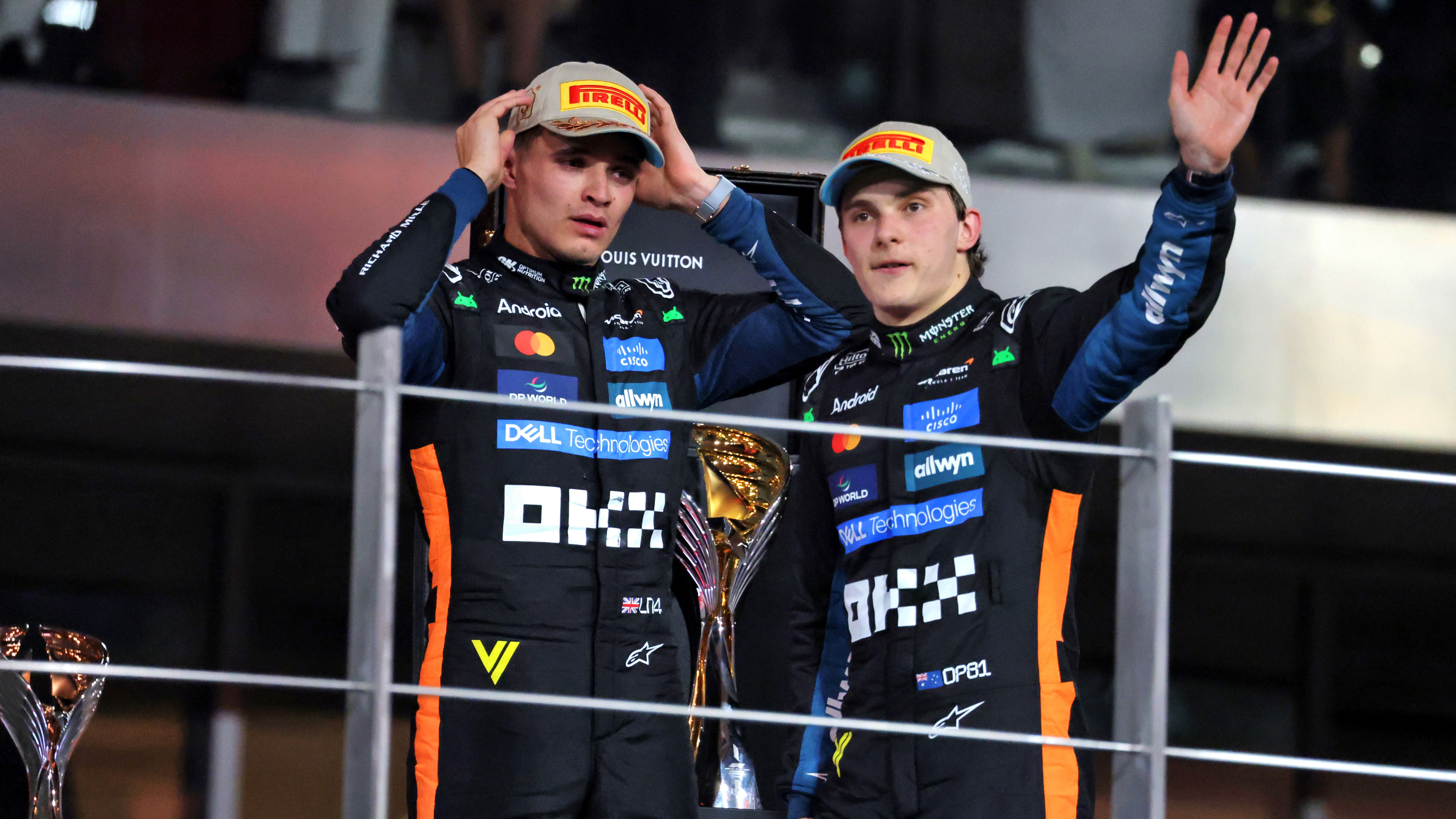 Lando Norris and Oscar Piastri