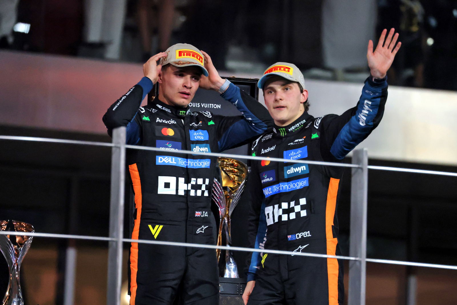 Lando Norris, Oscar Piastri, 2025 Abu Dhabi F1