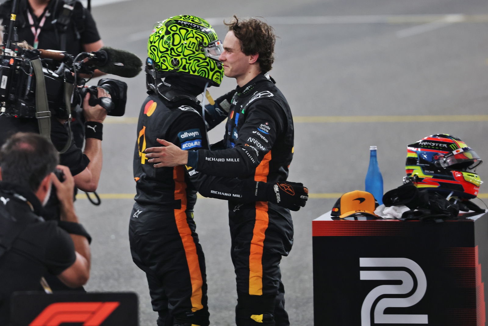 Lando Norris and Oscar Piastri