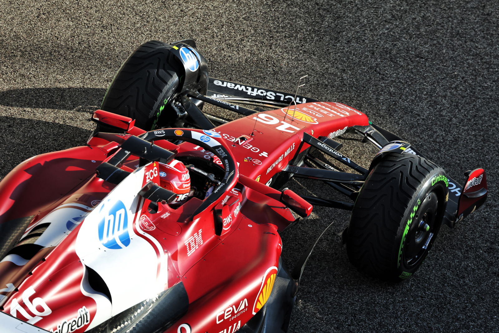 Leclerc drives in post-season testing