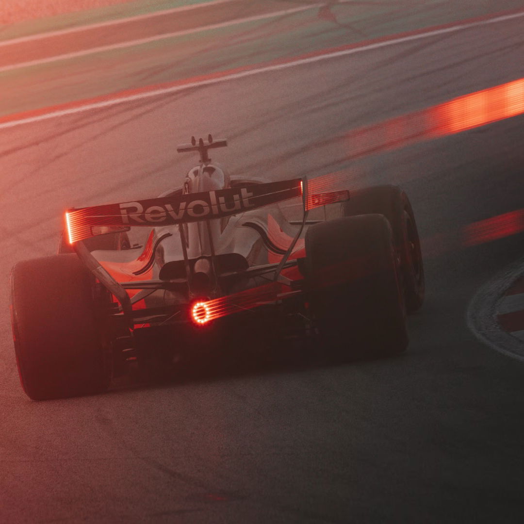 Audi's R26 on track (credit: F1)
