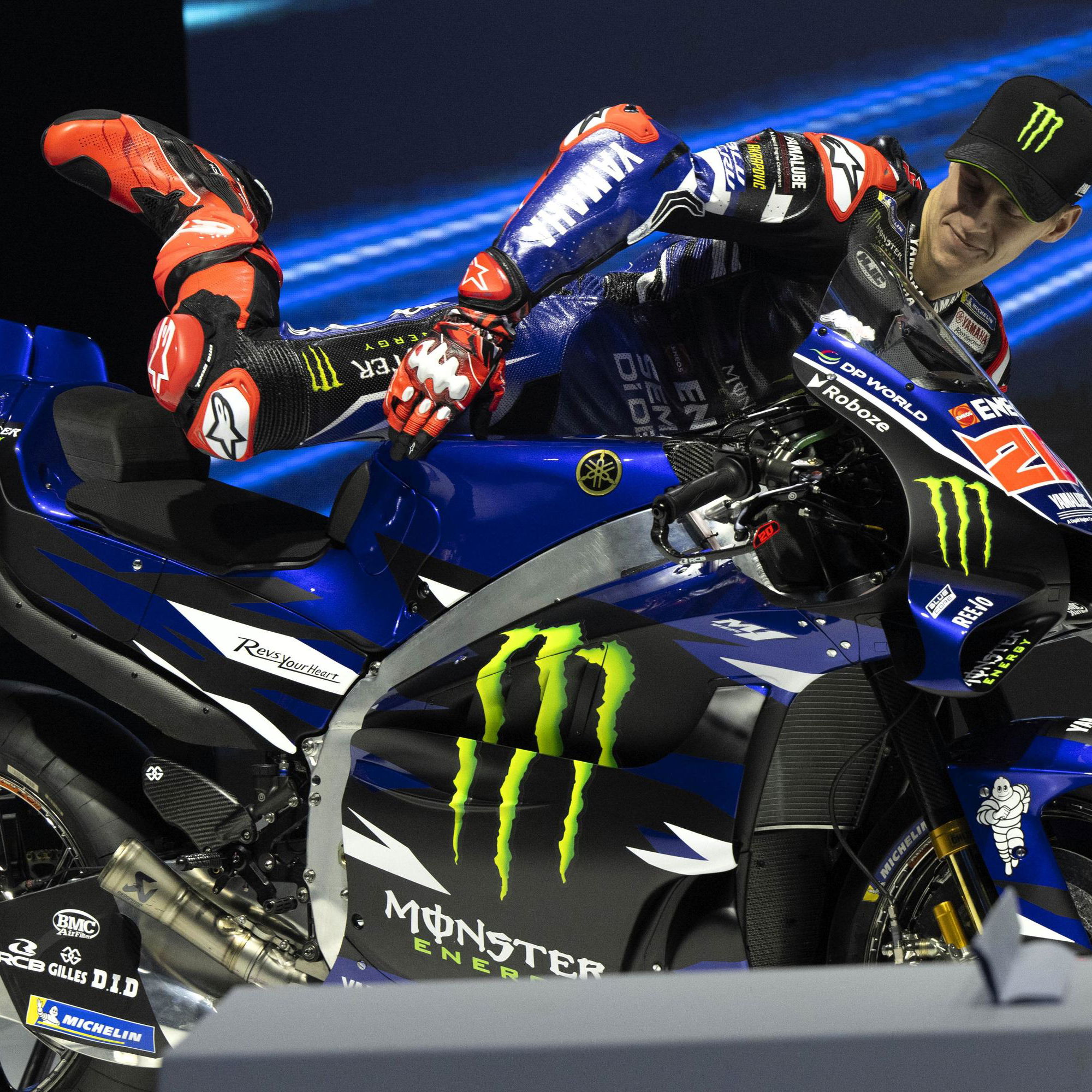 Fabio Quartararo, 2026 Monster Yamaha team launch.