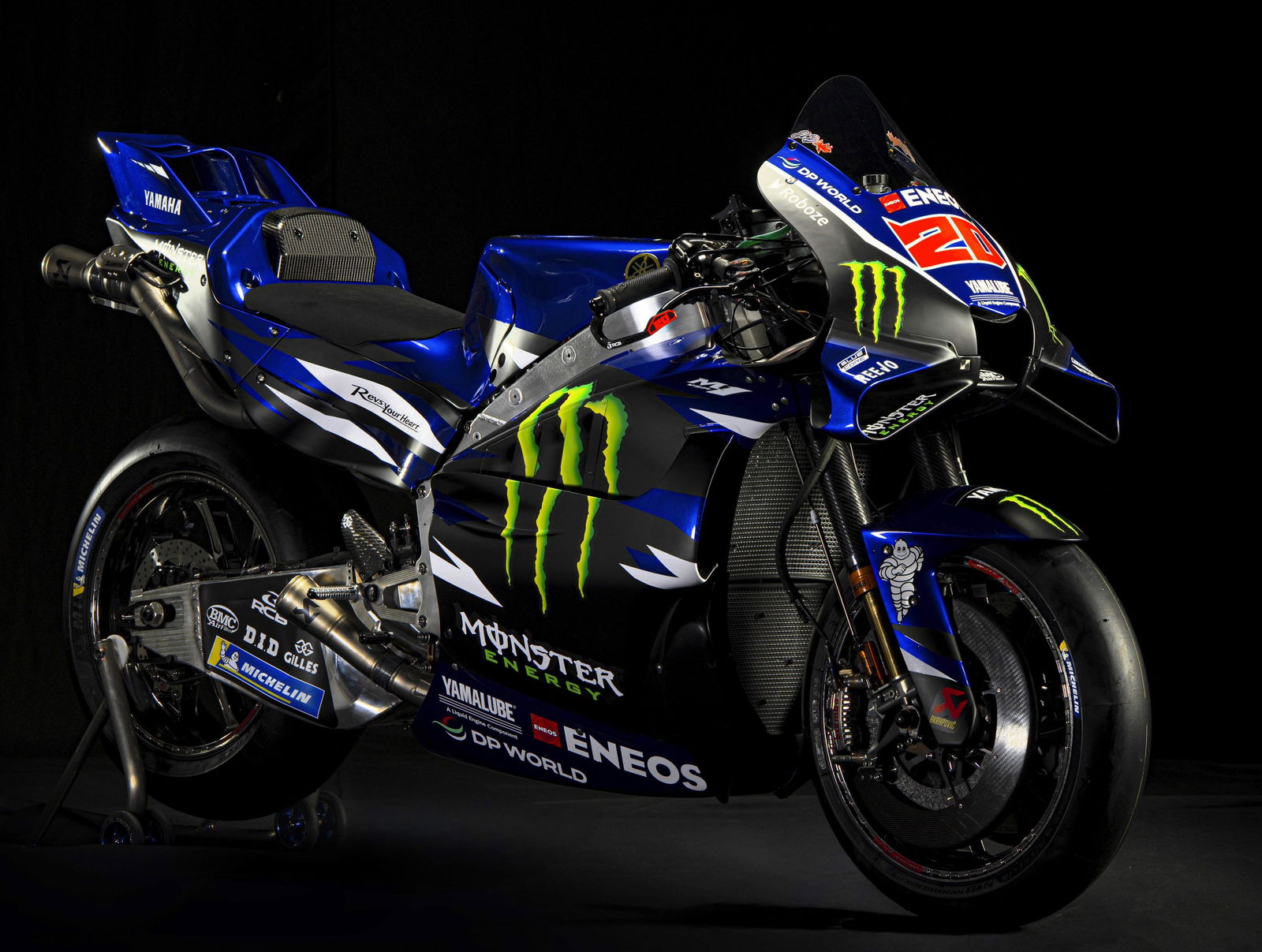 Fabio Quartararo's 2026 Yamaha V4 M1.