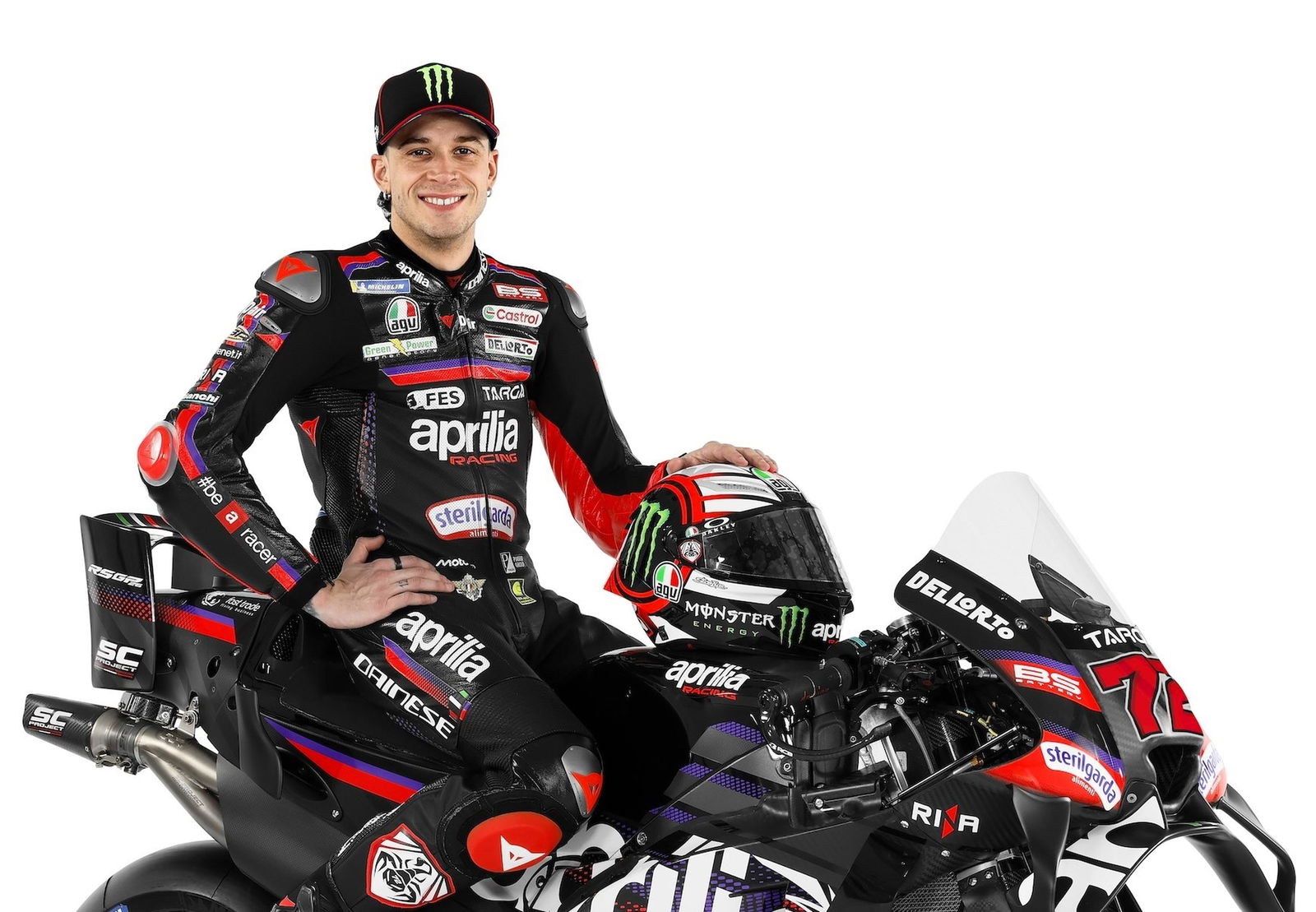 Marco Bezzecchi, 2026 Aprilia MotoGP launch.