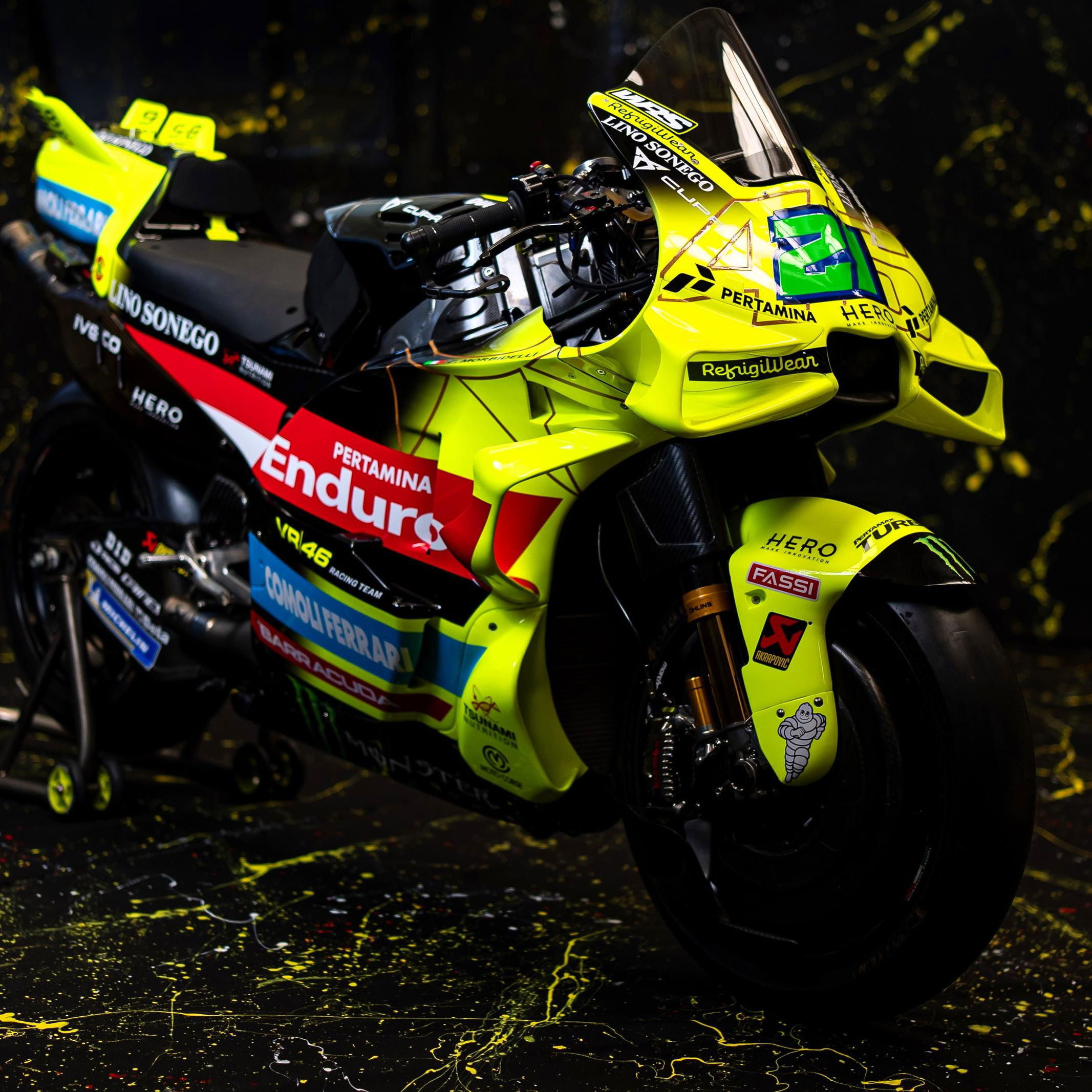 Franco Morbidelli's VR46 Ducati livery for 2026.