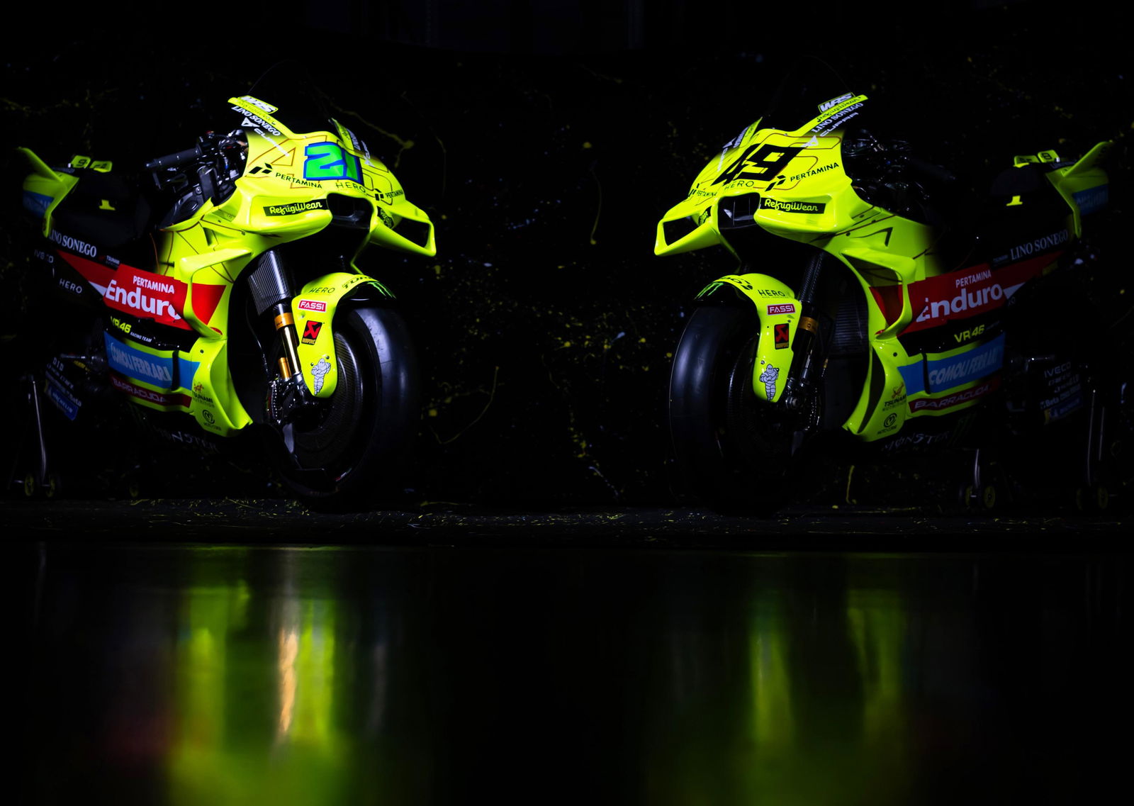 2026 Pertamina VR46 Racing Ducatis.