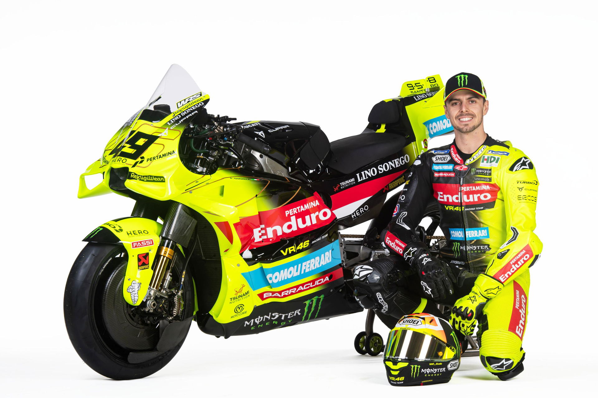 Fabio Di Giannantonio, 2026 VR46 Ducati livery.