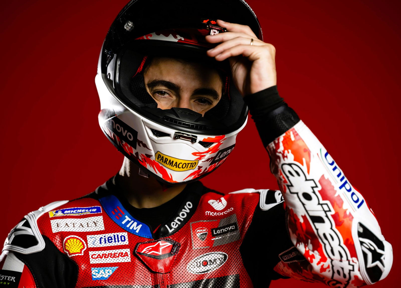 Francesco Bagnaia, 2026 Ducati MotoGP launch.