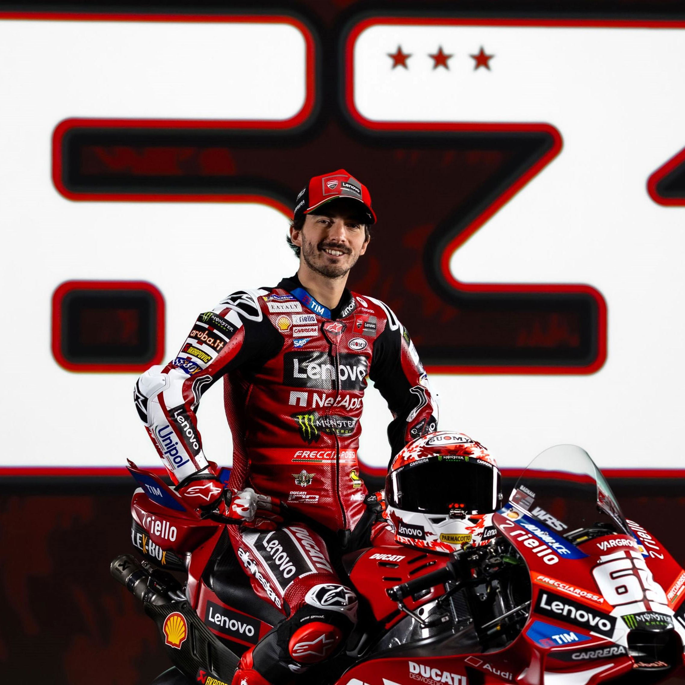 Francesco Bagnaia, 2026 Ducati launch.