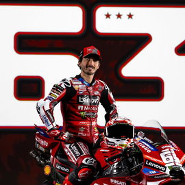 Francesco Bagnaia, 2026 Ducati launch.