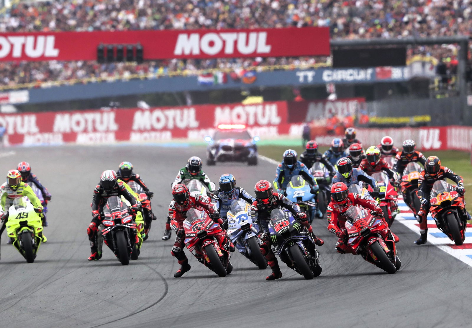 Start, 2025 Dutch MotoGP