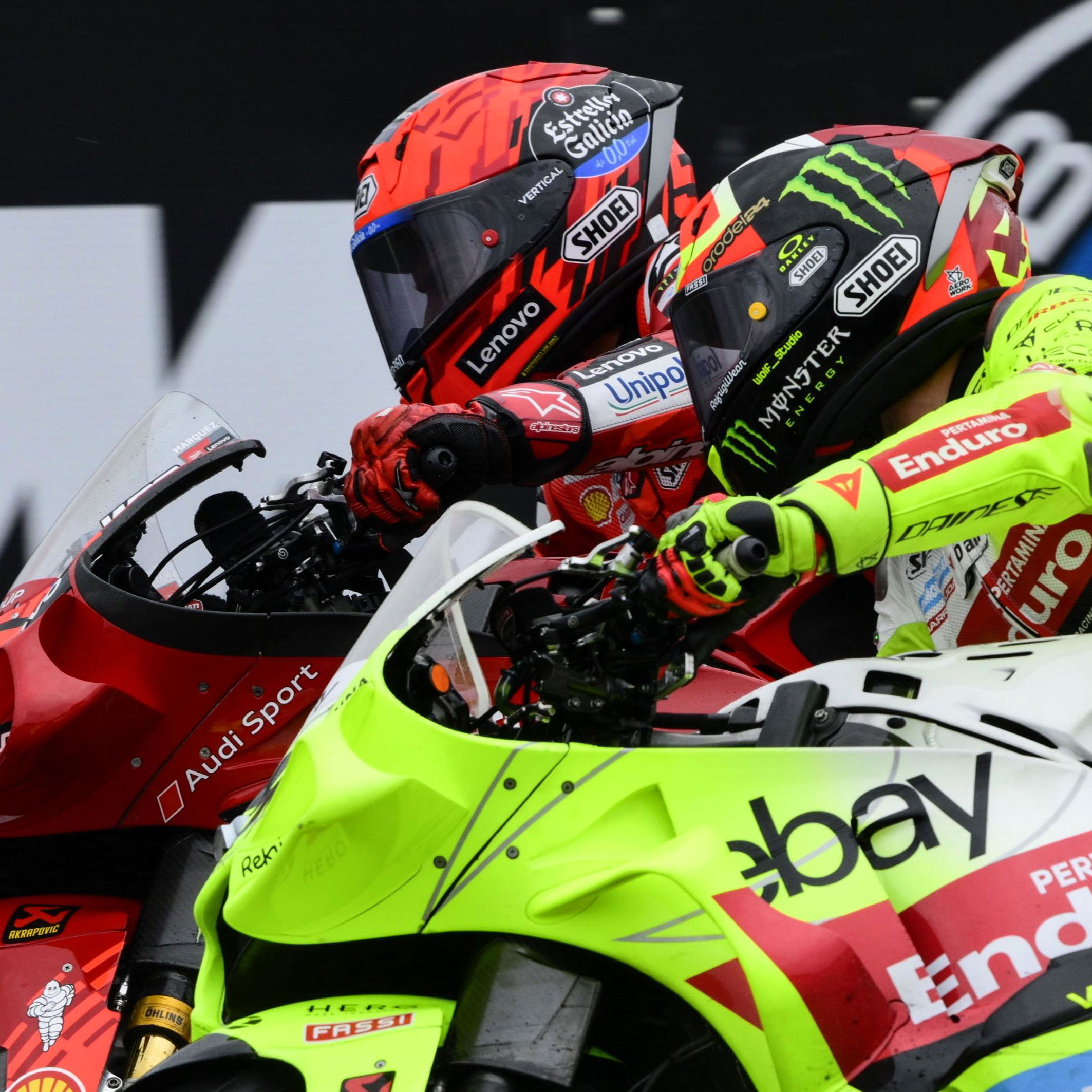 Marc Marquez, Fabio di Giannantonio, 2025 German MotoGP