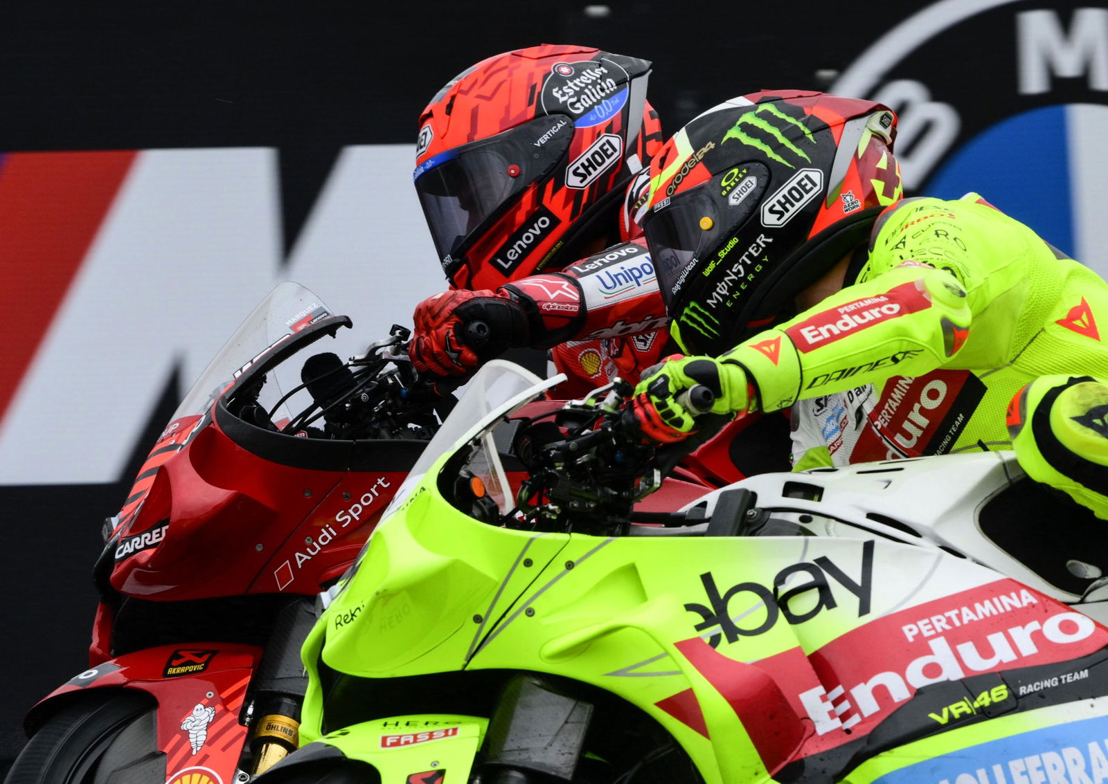 Marc Marquez, Fabio di Giannantonio, 2025 German MotoGP