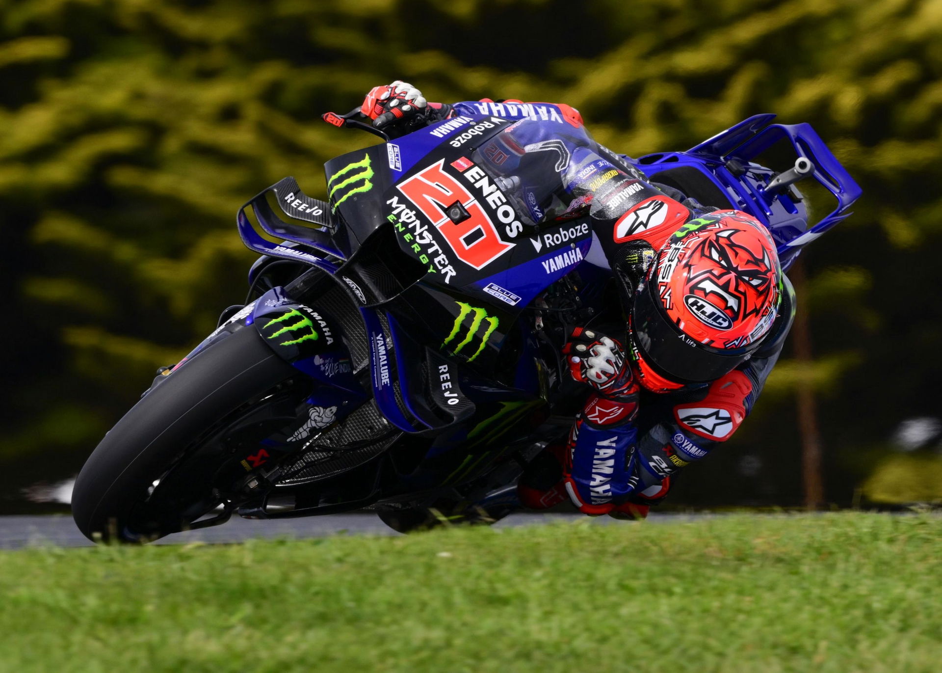 Fabio Quartararo en route to a surprise pole position at Phillip Island.