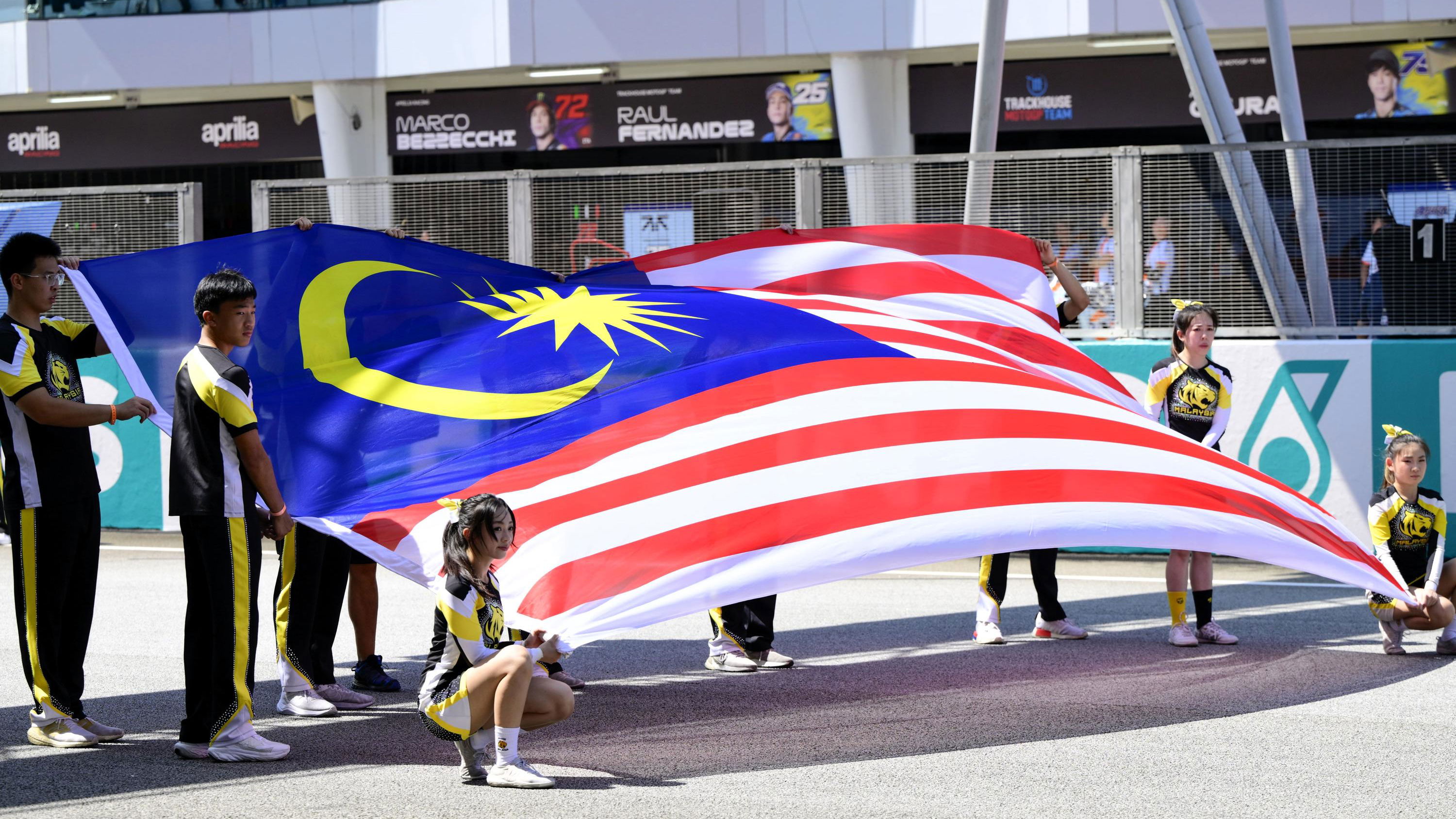 Malaysian flag, 2025 Malaysian MotoGP, Sepang.