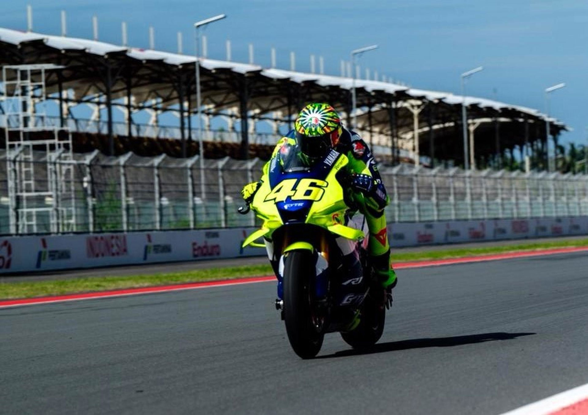 Valentino Rossi en Mandalika (foto: Pertamina).