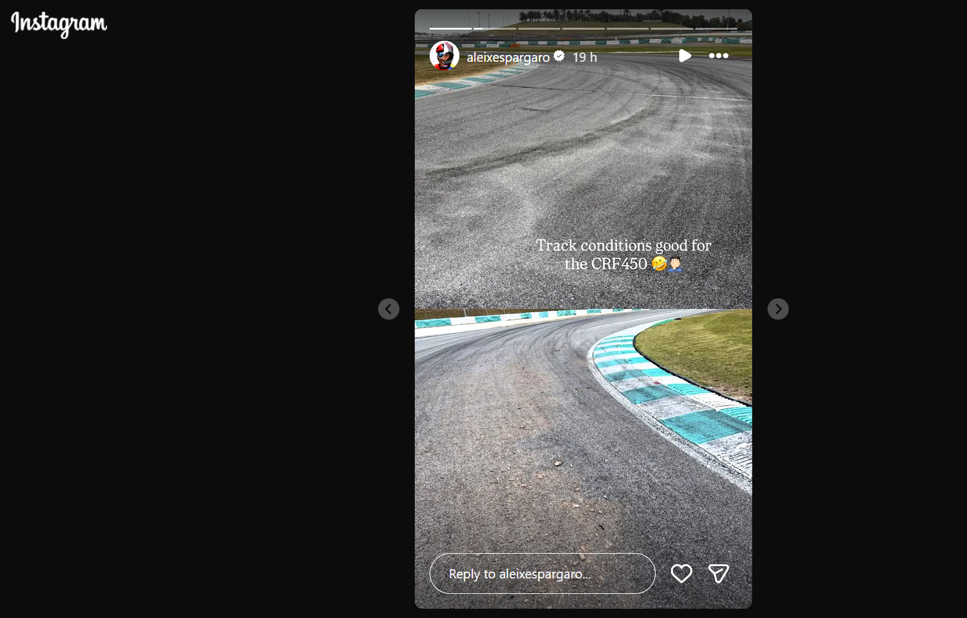 Aleix Espargaro's Instagram.