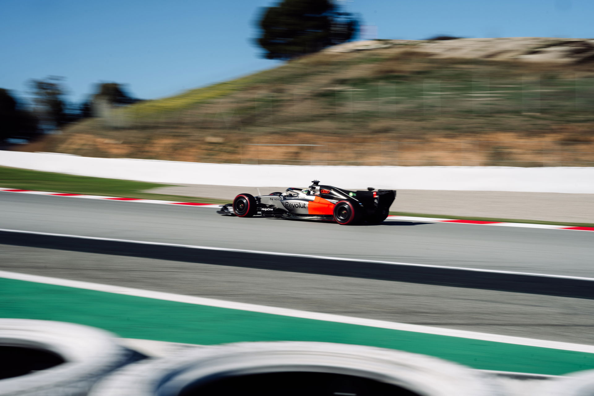 Audi suffered trouble in first F1 test