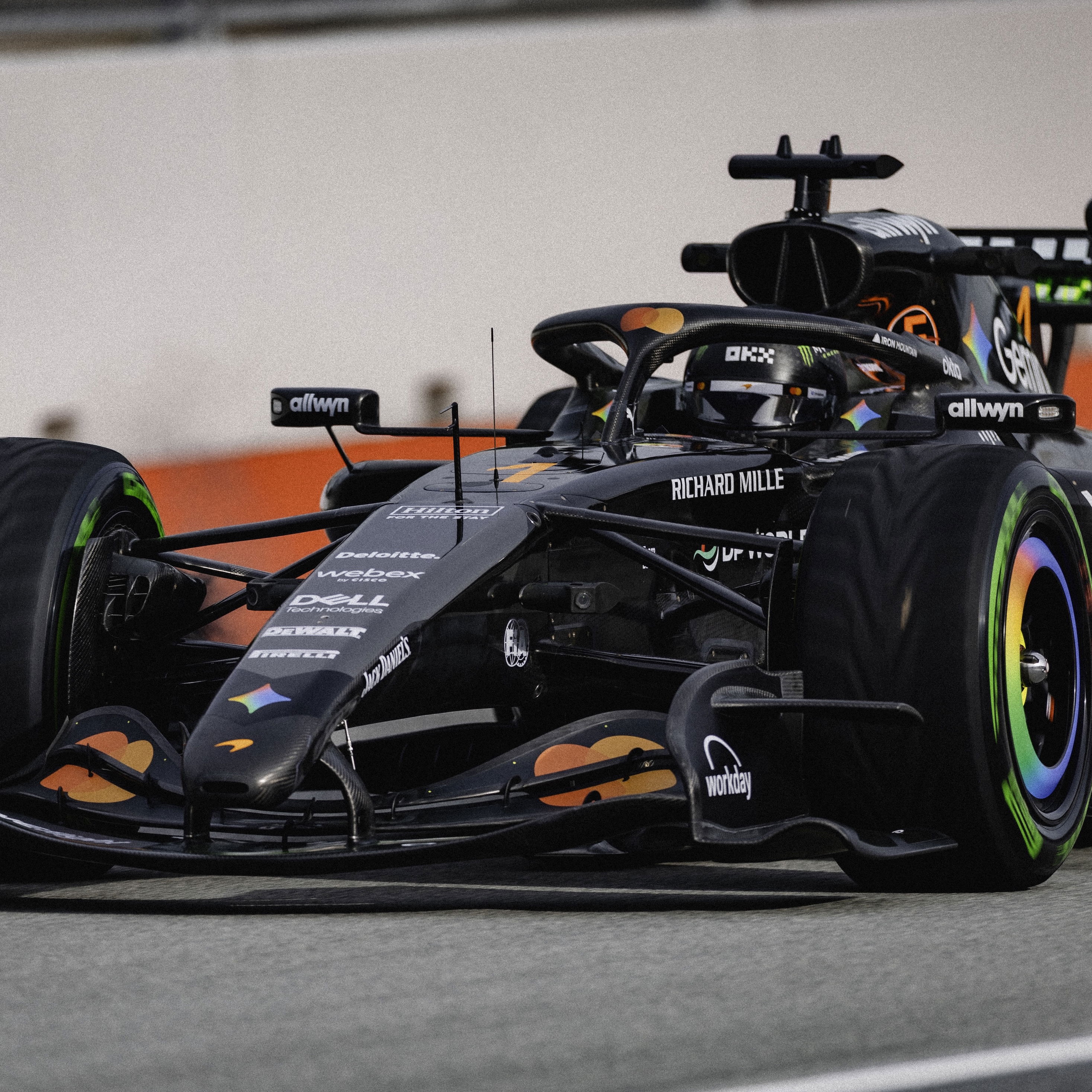 McLaren's MCL40 hit the track on Wednesday