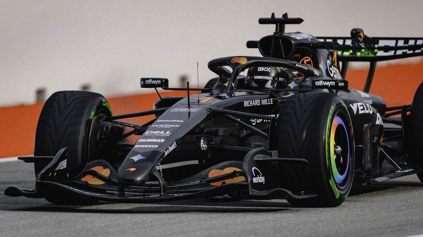 McLaren's MCL40 hit the track on Wednesday