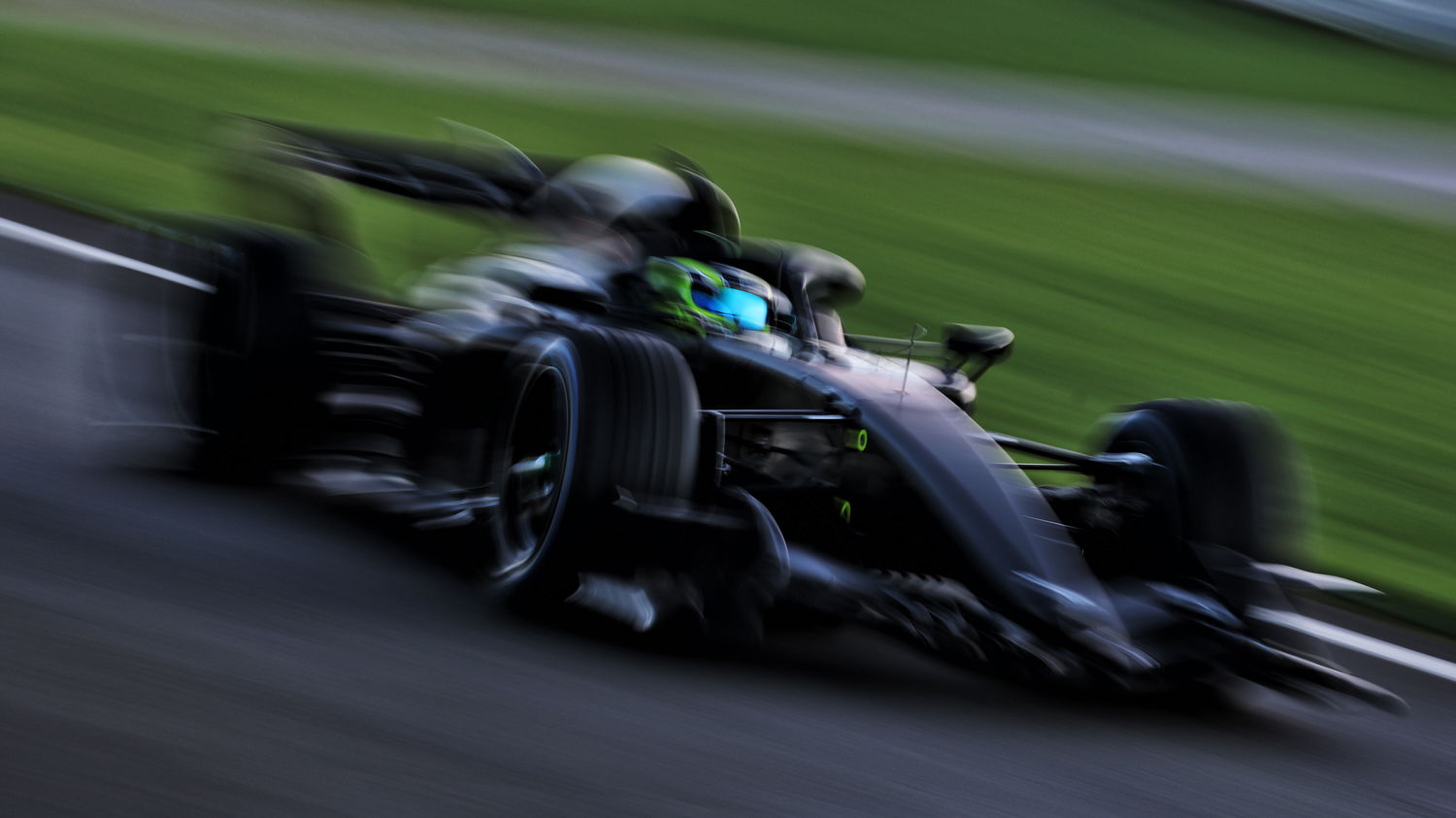 Perez drove Cadillac's first F1 car at Silverstone