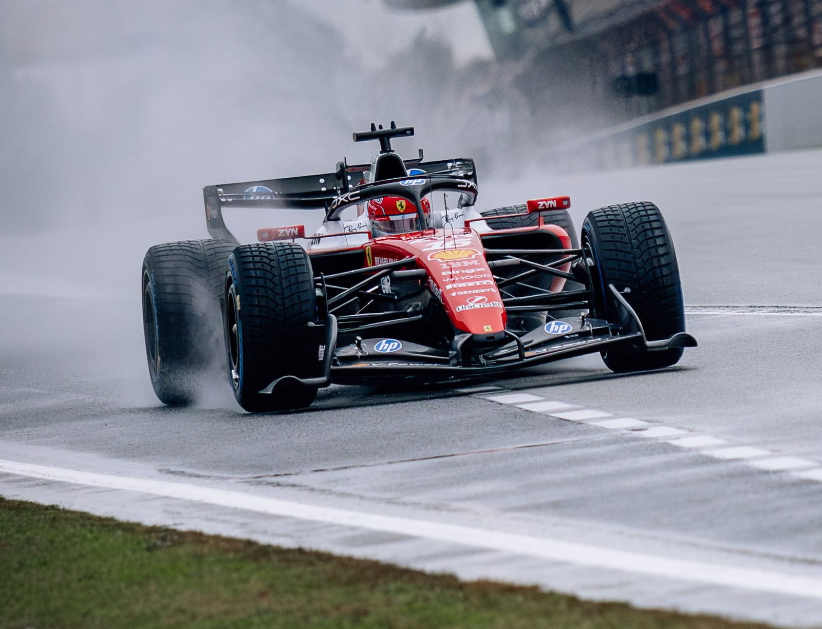 Ferrari's SF-26 entered the action for the first time