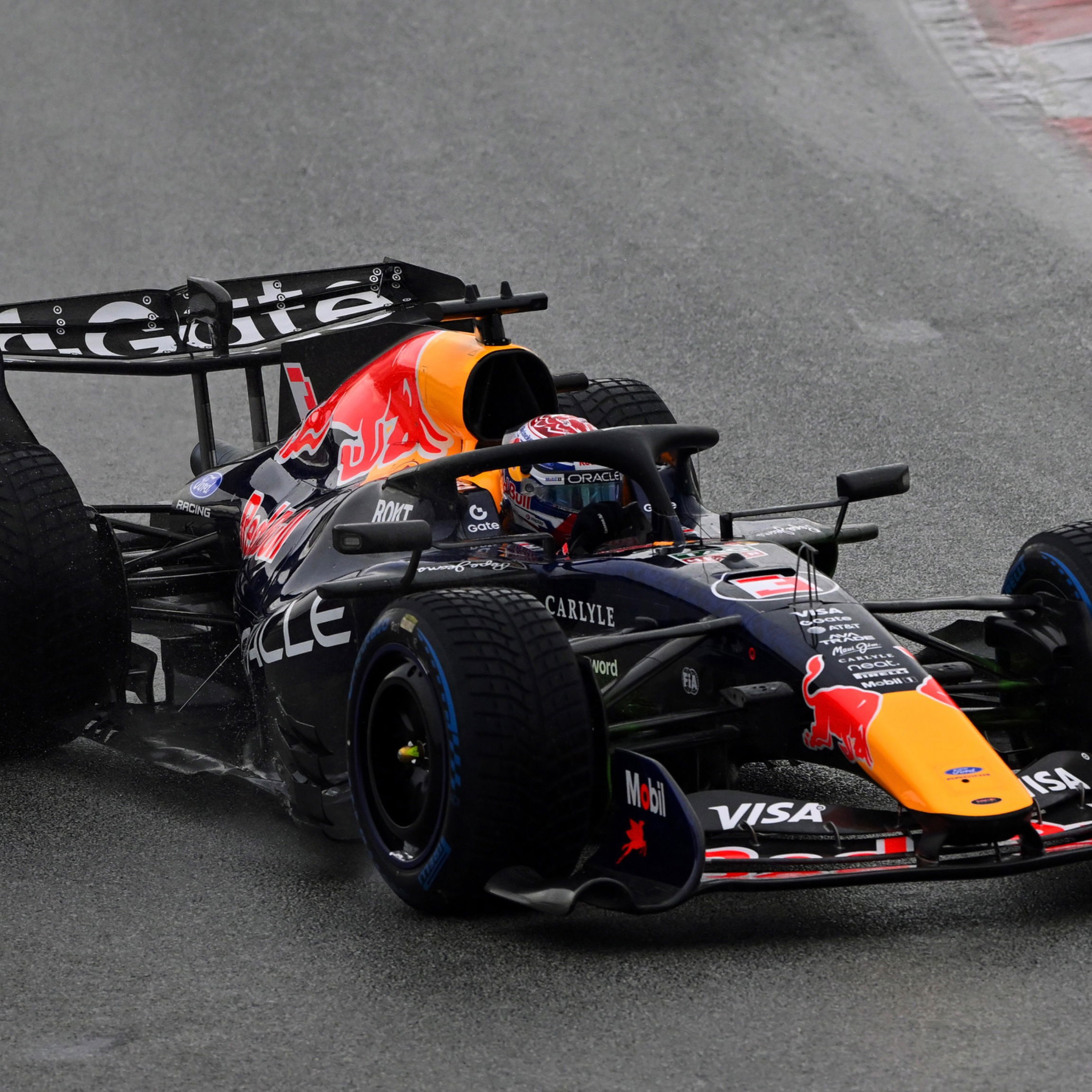 Verstappen got to sample wet and dry conditions 