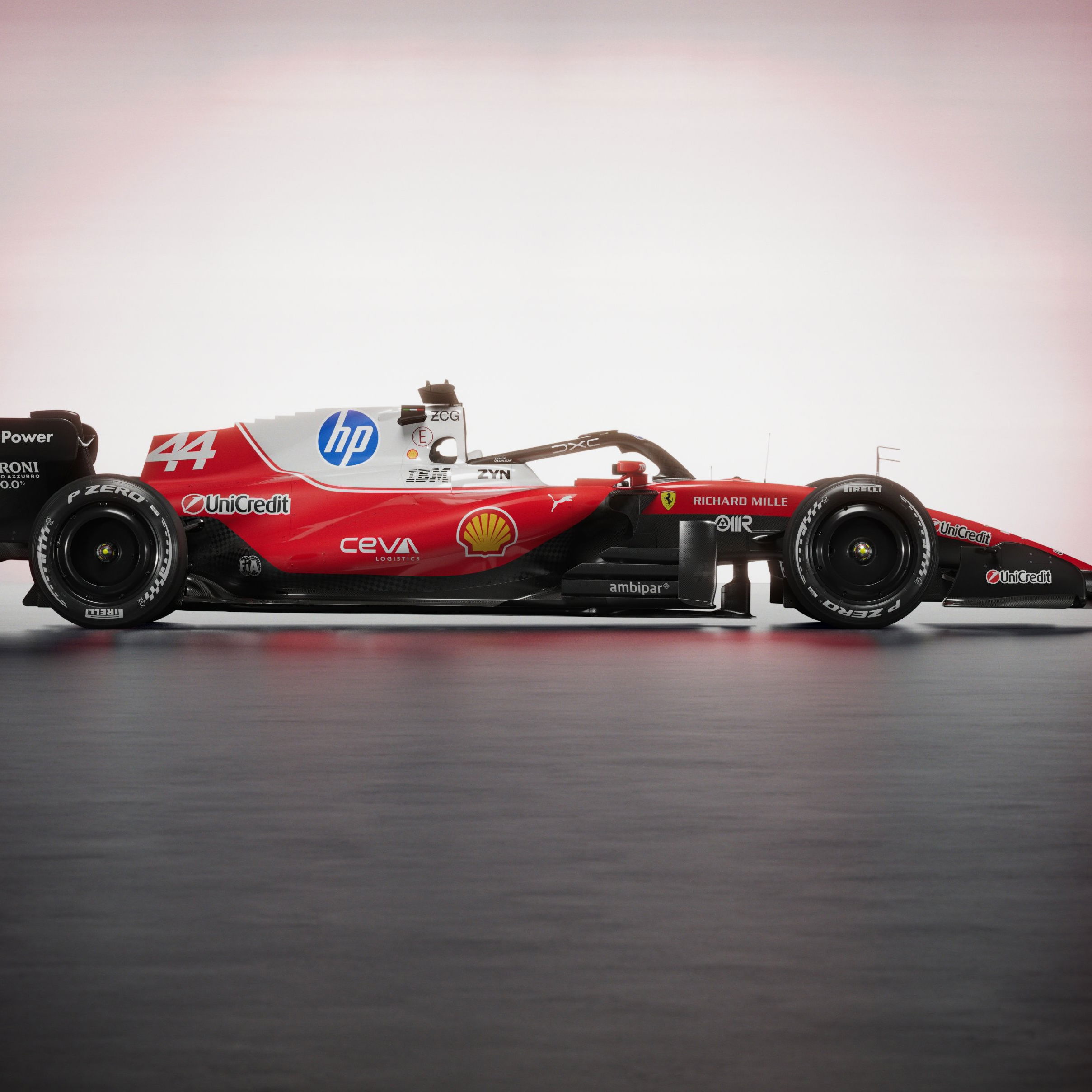 Side-on view of the SF-26