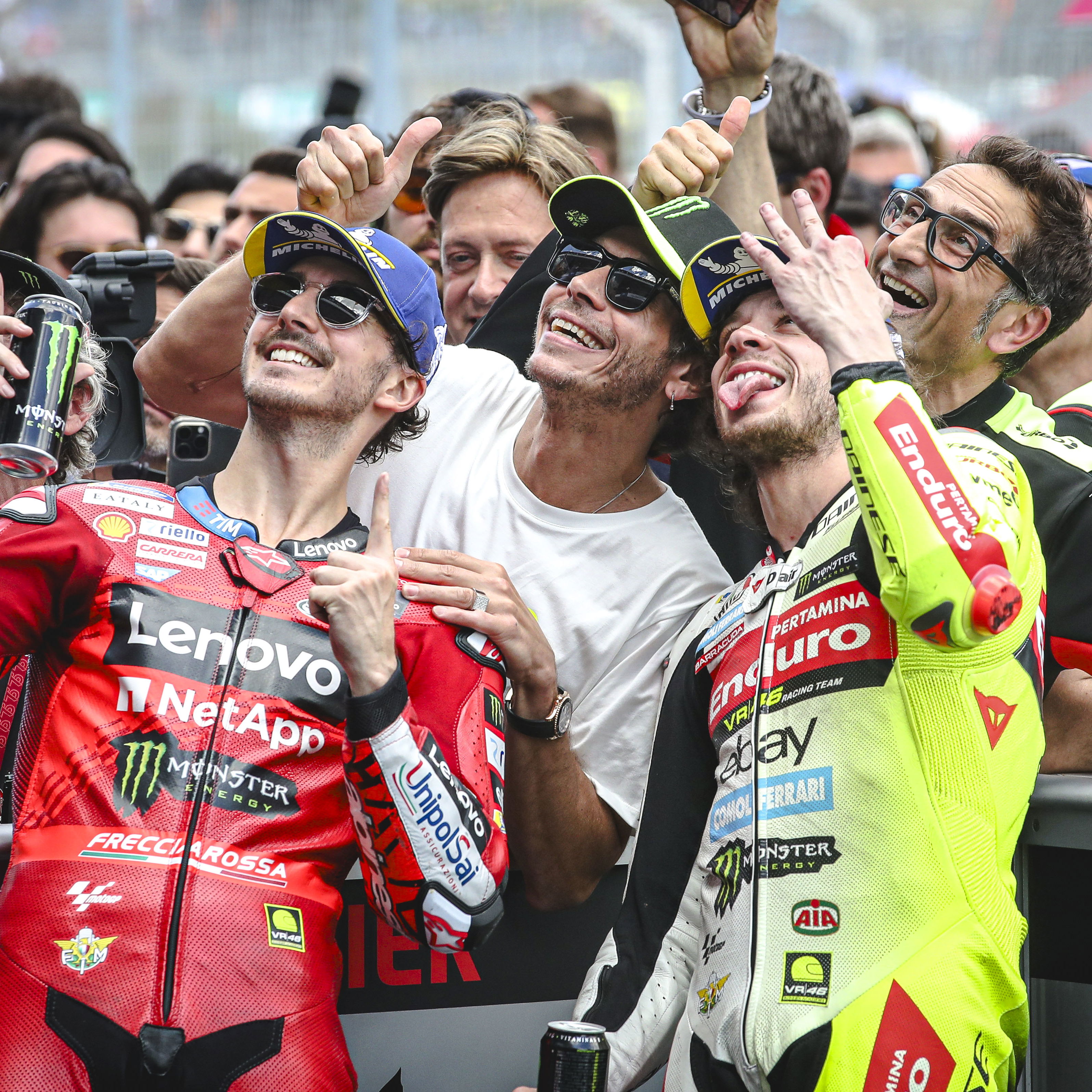 Pecco Bagnaia, Valentino Rossi
