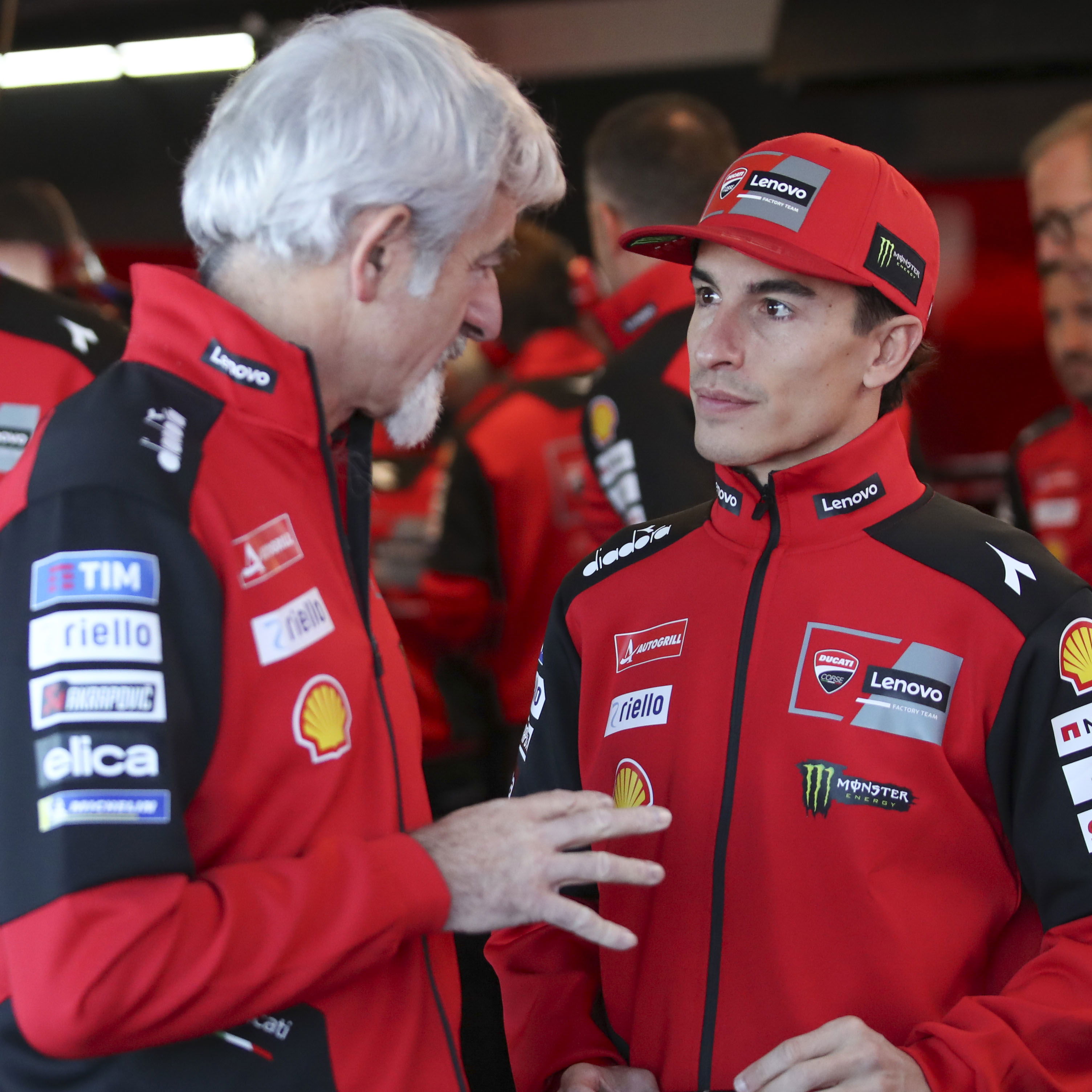 Gigi Dall'Igna, Marc Marquez, 2025 Valencia MotoGP