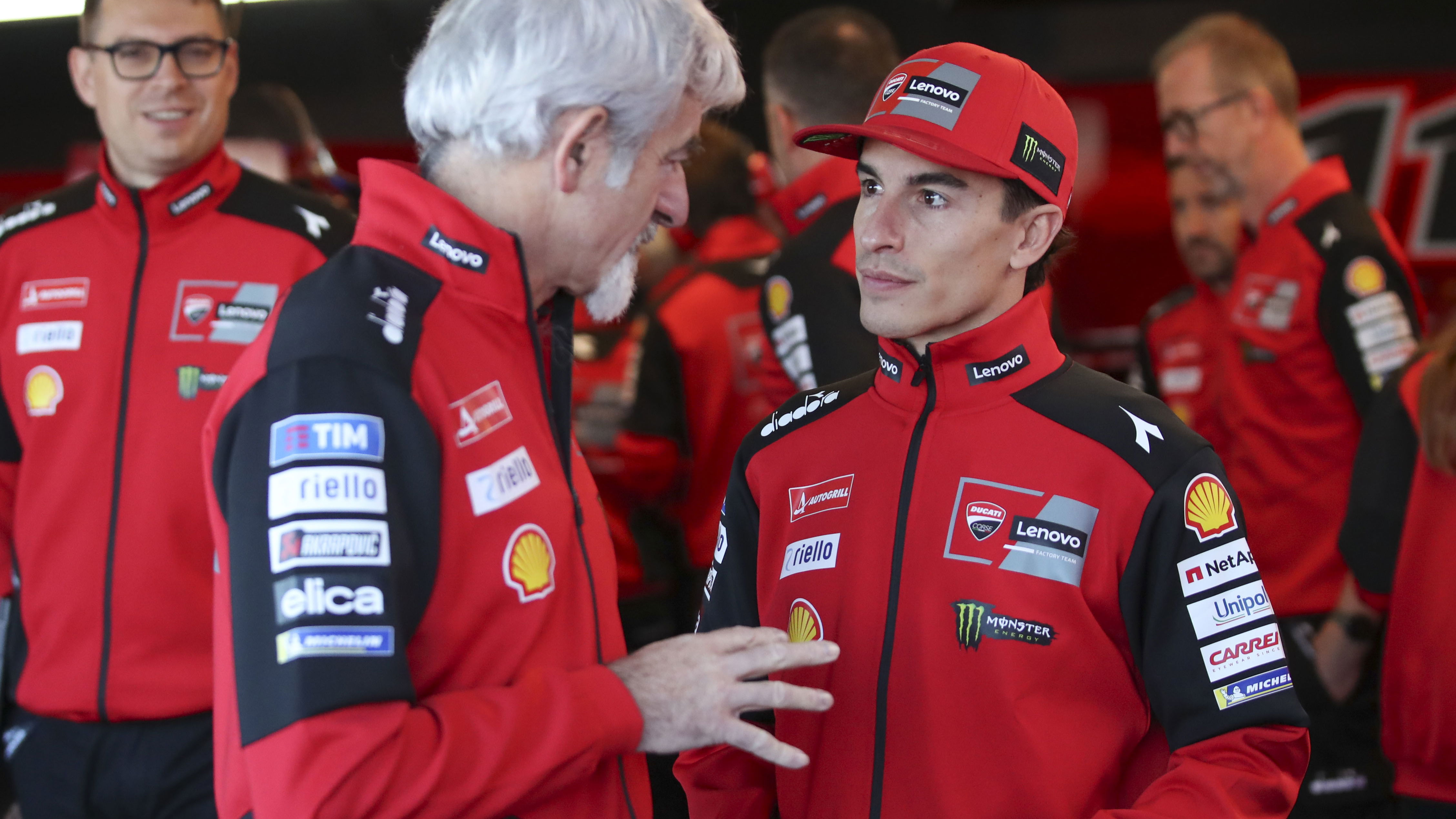 Gigi Dall'Igna, Marc Marquez, 2025 Valencia MotoGP