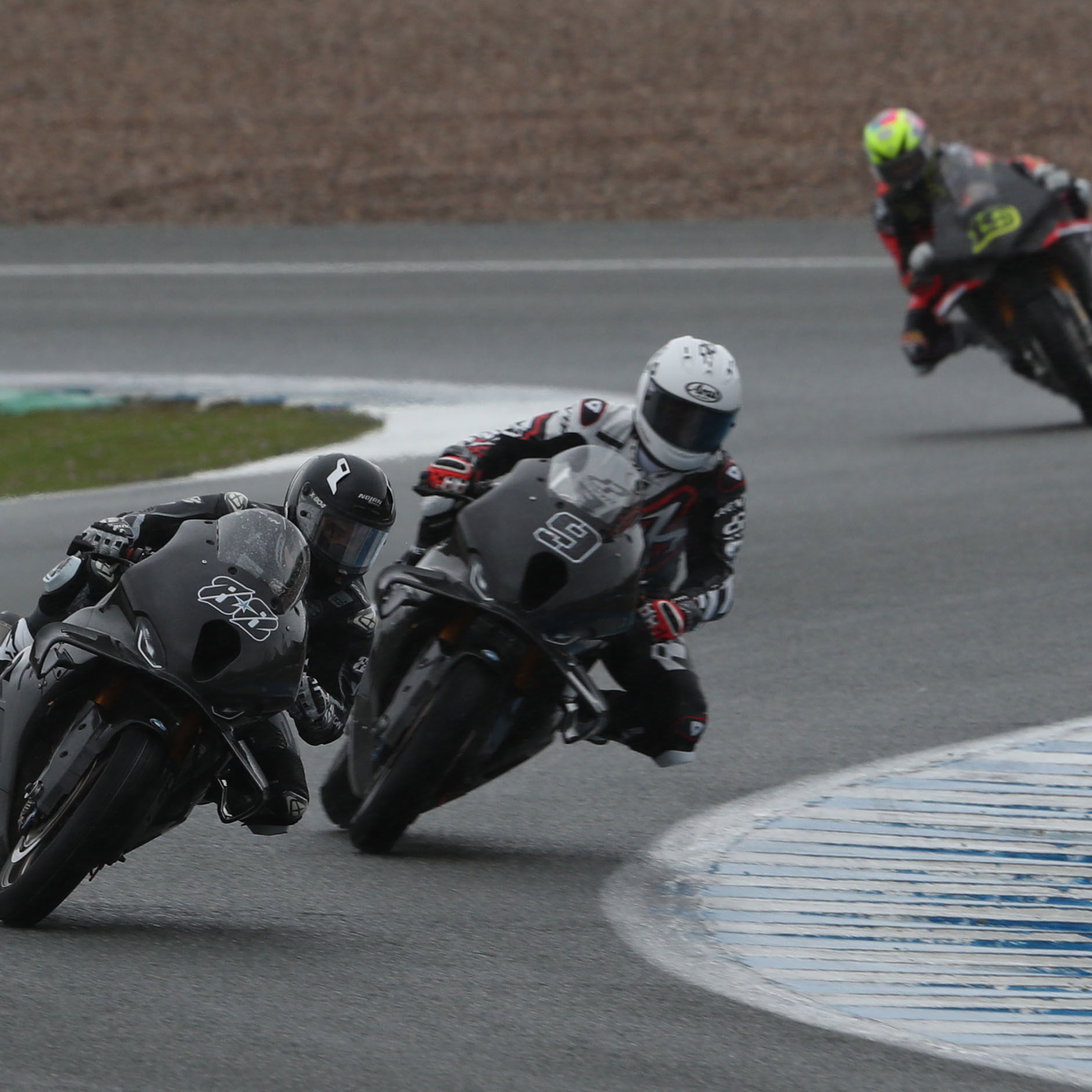 Miguel Oliveira, Danilo Petrucci, Januarry 2026 Jerez WorldSBK Test. Credit: Gold and Goose.