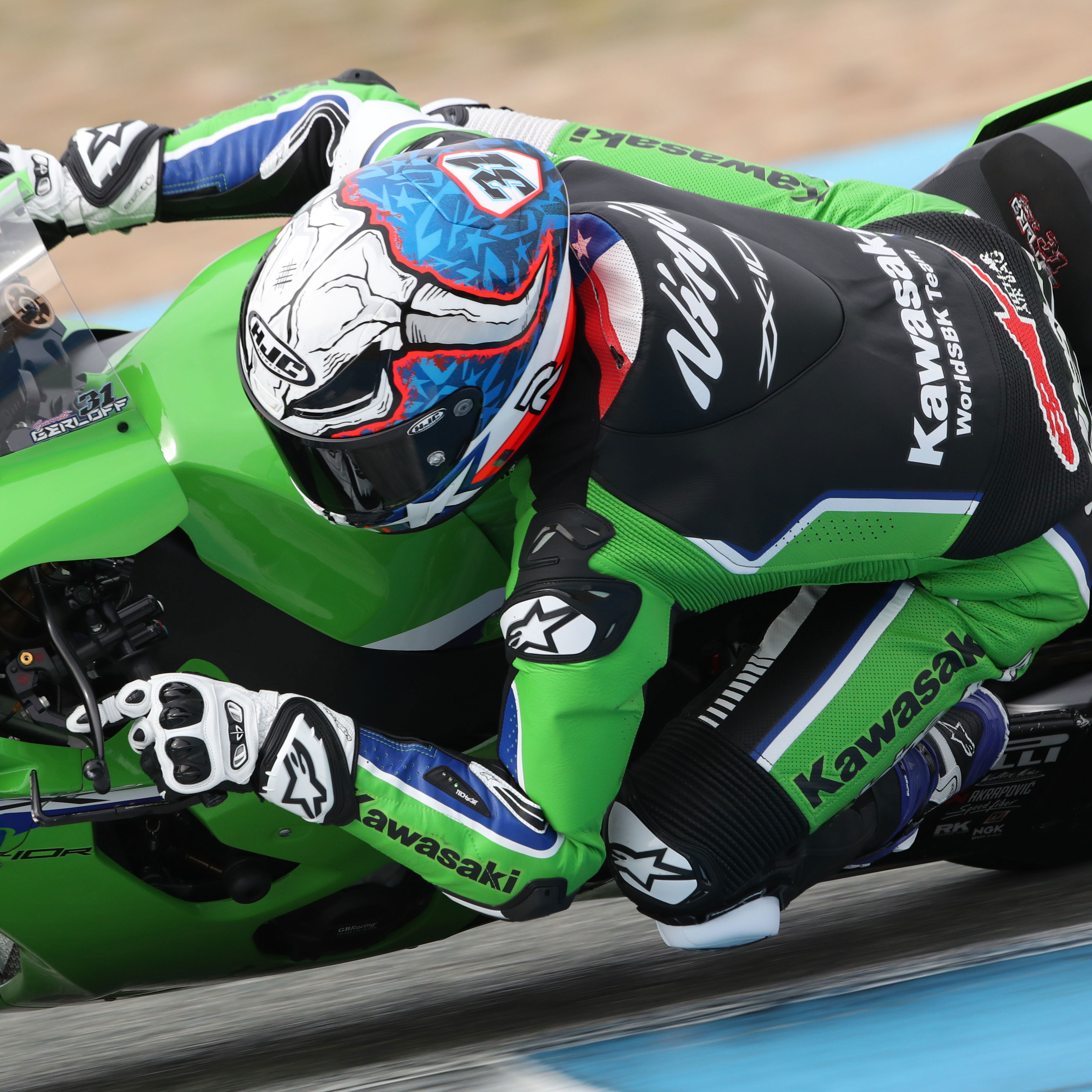 Garrett Gerloff, January 2026 Jerez WorldSBK Test. Credit: Gold and Goose.