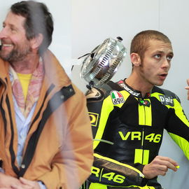 Graziano and Valentino Rossi, 2010